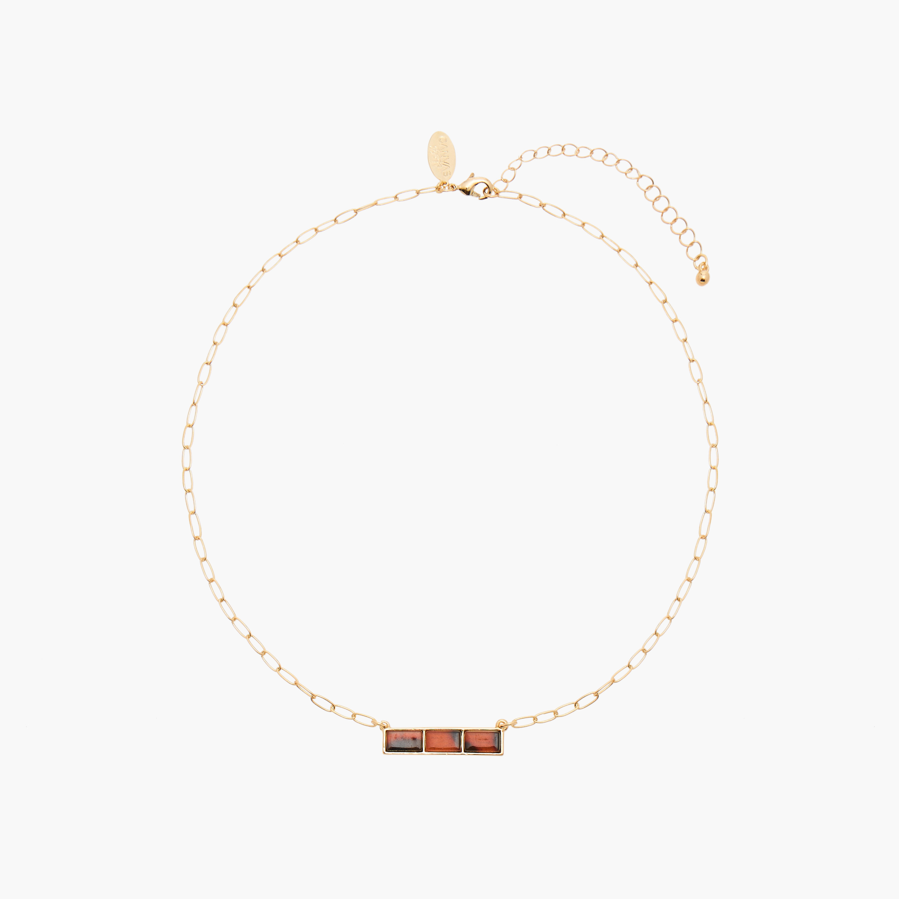 Canvas Pendant Chain Necklace with Lobster Clasp Closure-women-watchesandjewellery-jewellery-necklacesandpendants-image-1