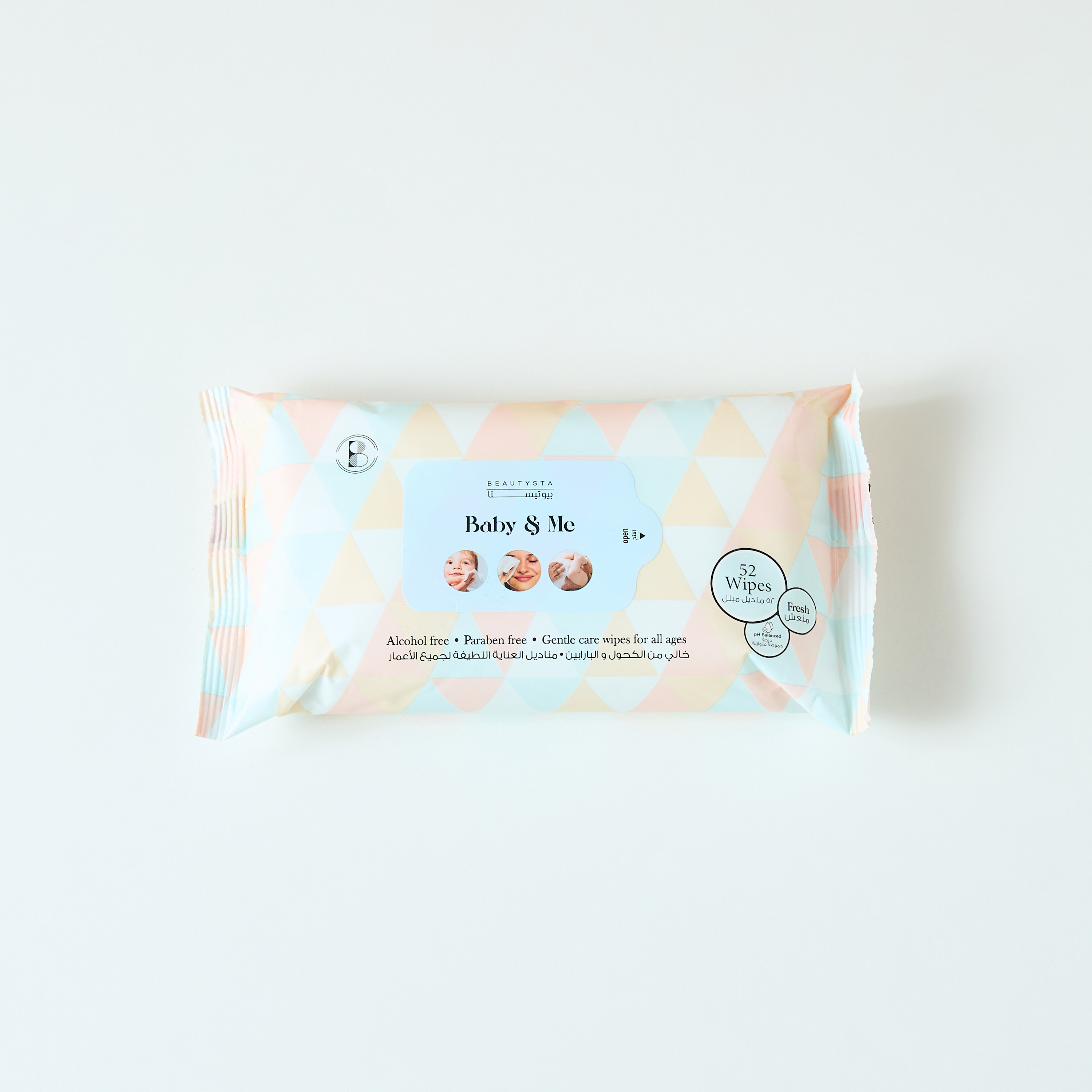 Beautysta Baby and Me Fresh Wet Wipes - 52 Sheets-beautyandpersonalcare-skin-cleansers-facewashandcleansers-image-3