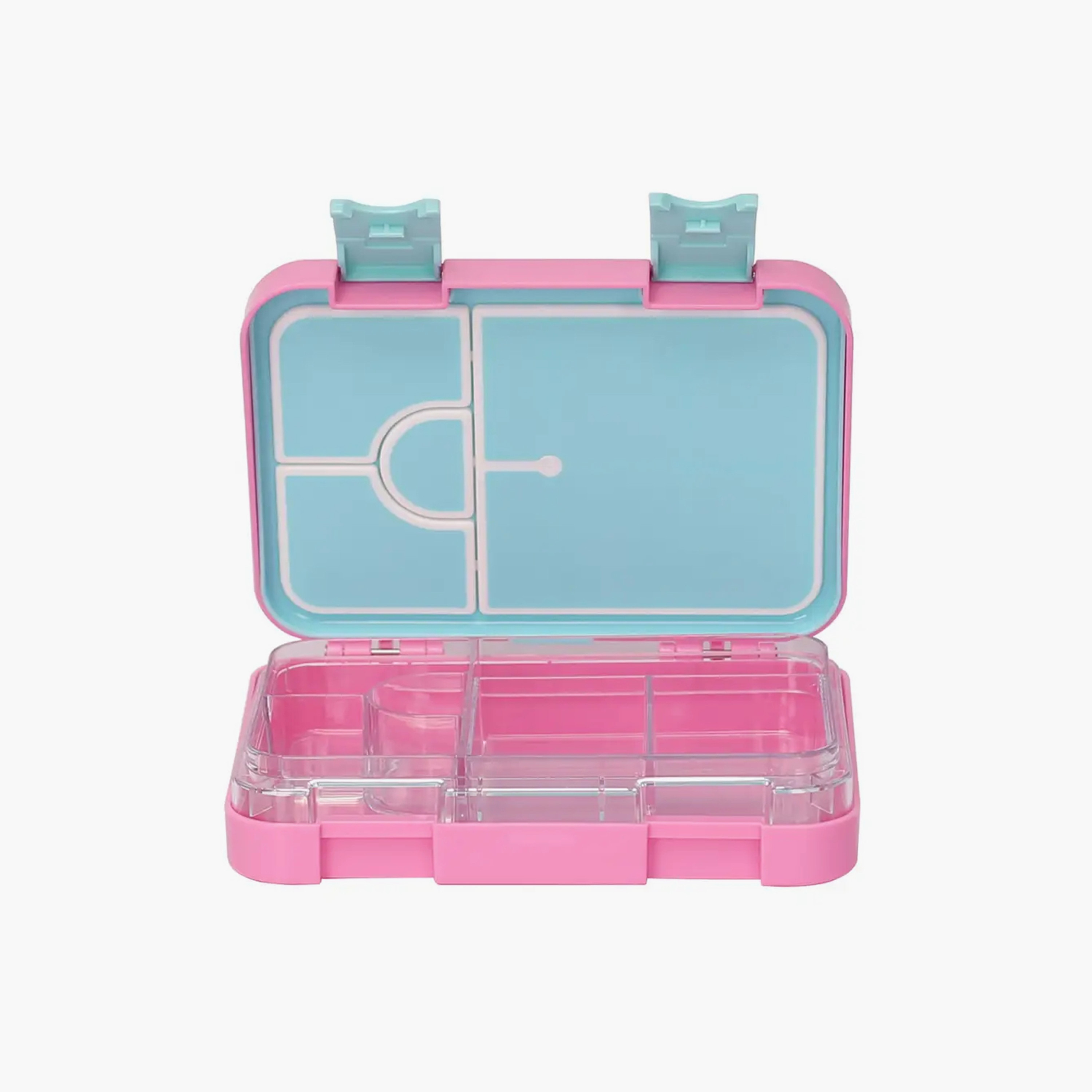 Snack Attack 4 & 6 Convertible Bento Lunch Box - Unicorn - Pink-school-lunchessentials-lunchboxes-image-2