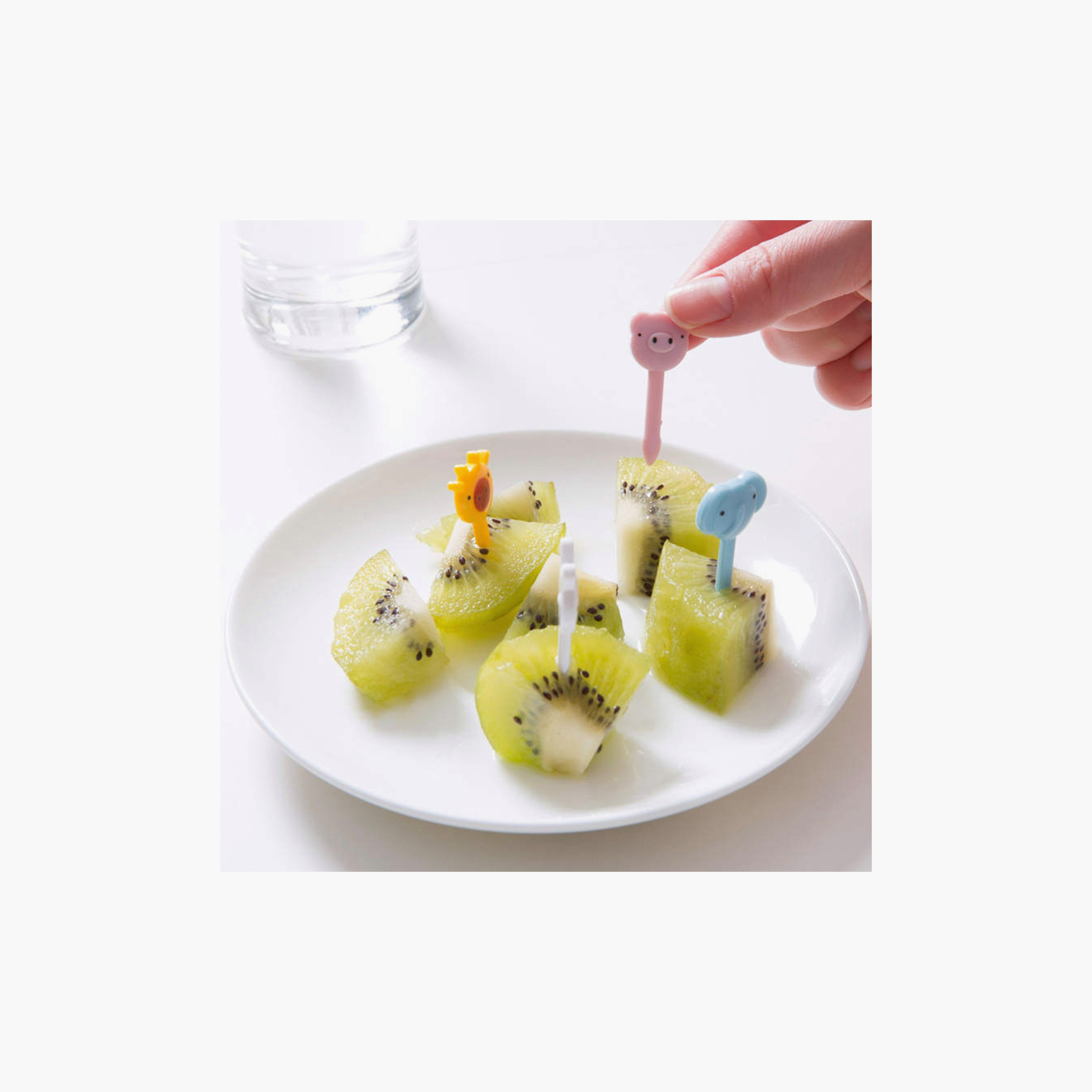 خلة الطعام الخالية مادة BPA 10 قطع من سناك أتاك - متعددة الألوان-school-lunchessentials-lunchboxes-image-3
