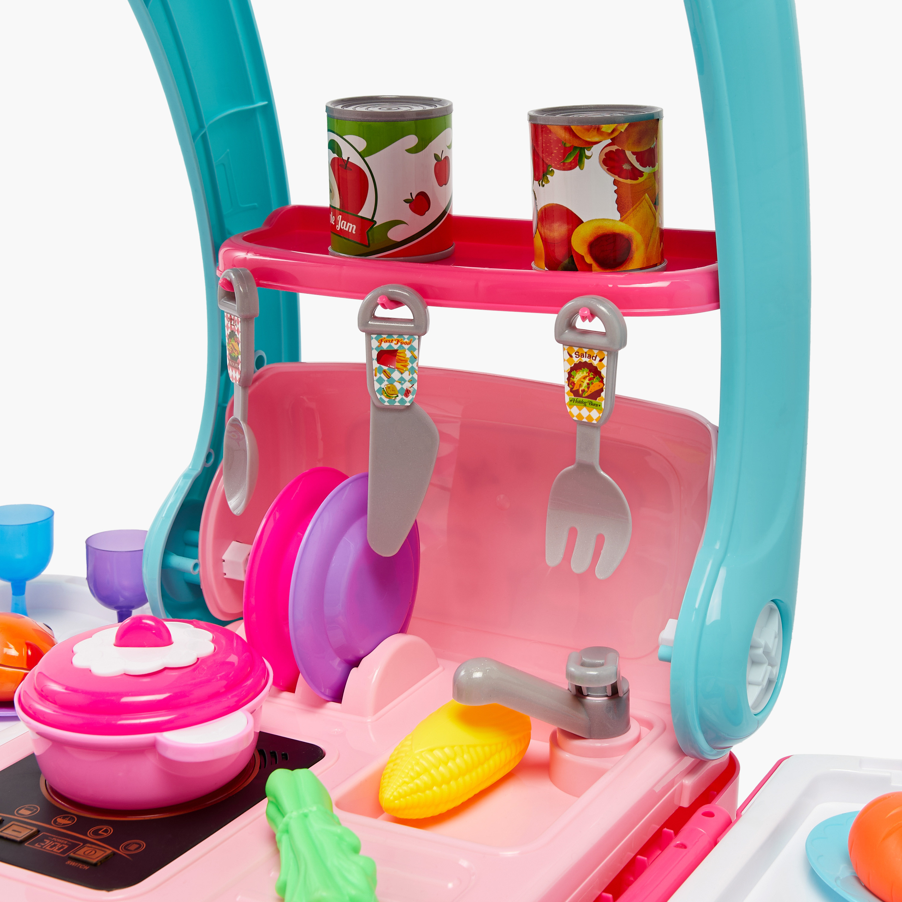 عربة تسوق قابلة للتحويل لمطبخ 2 في 1 من جونيورز-toys-roleplay-kitchensets-image-7