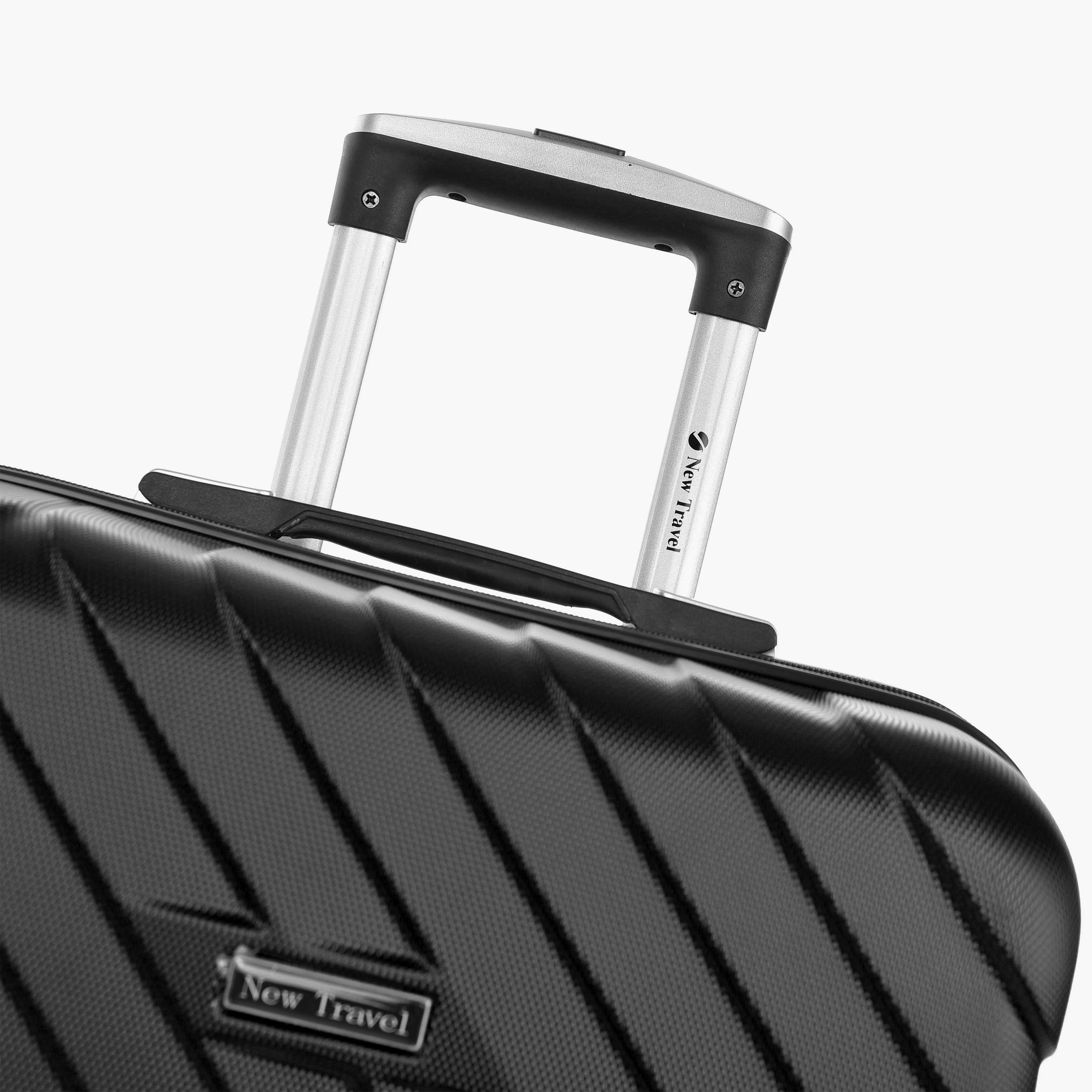 نيو ترافيل- طقم شنط سفر 3 شنط ABS بأربع عجلات دوارة مع قفل مركب | 0149/3p-travel-luggagesandbags-luggage-image-2
