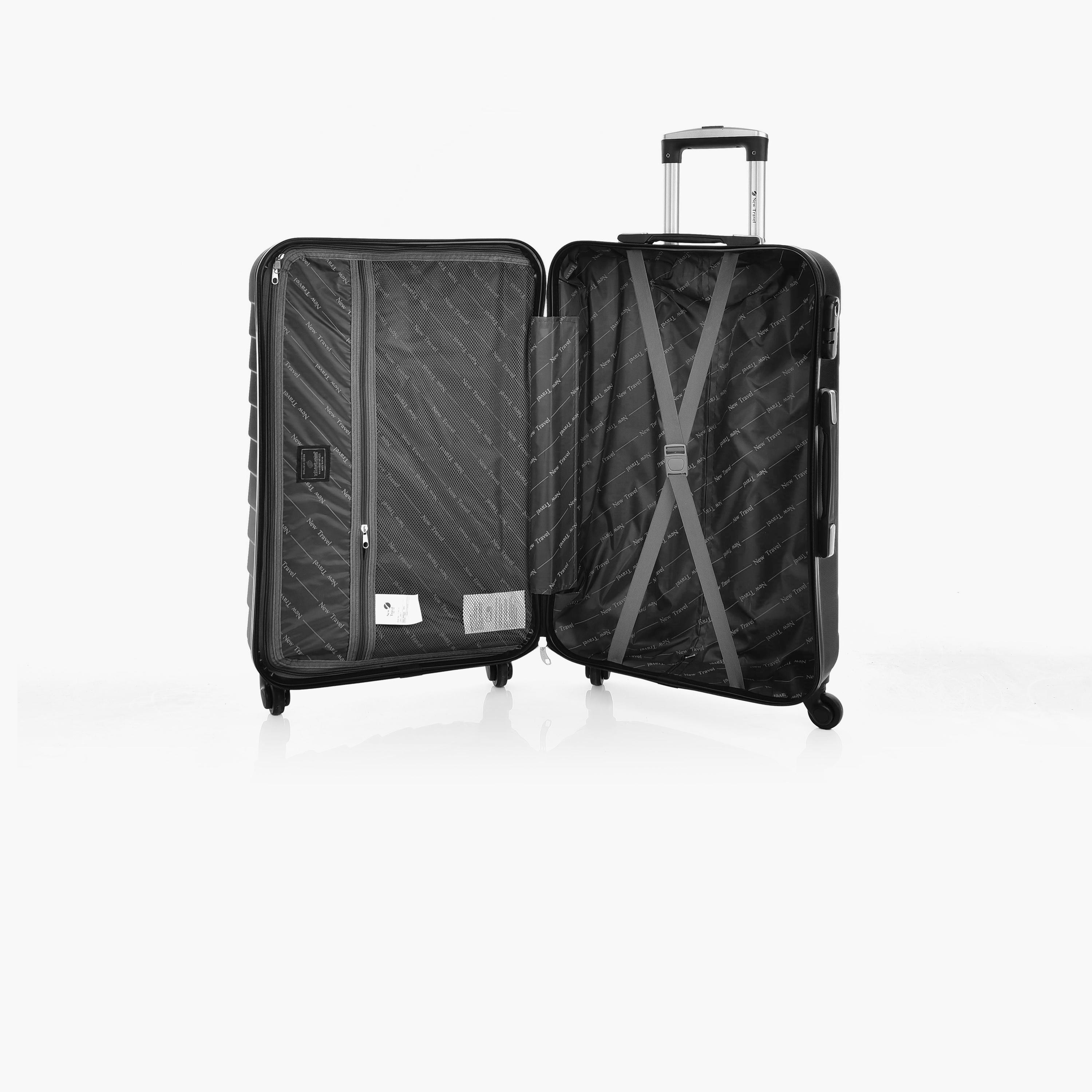 نيو ترافيل- طقم شنط سفر 3 شنط ABS بأربع عجلات دوارة مع قفل مركب | 0149/3p-travel-luggagesandbags-luggage-image-9