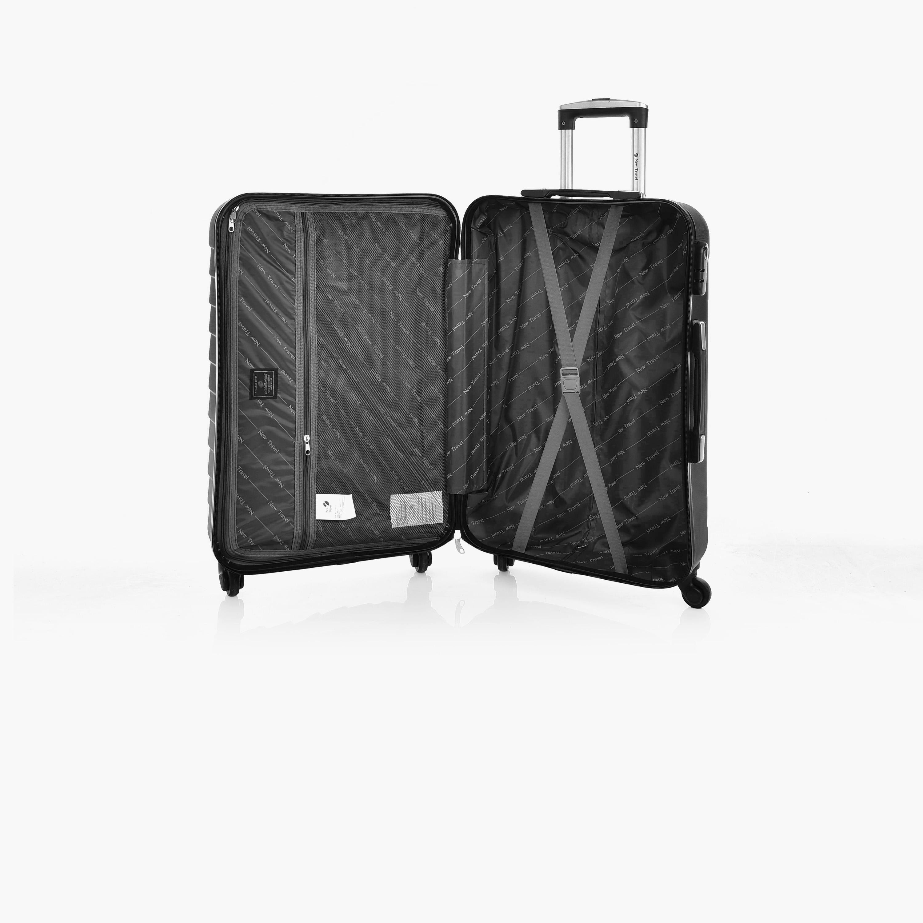 نيو ترافيل- طقم شنط سفر 3 شنط ABS بأربع عجلات دوارة مع قفل مركب | 0149/3p-travel-luggagesandbags-luggage-image-33
