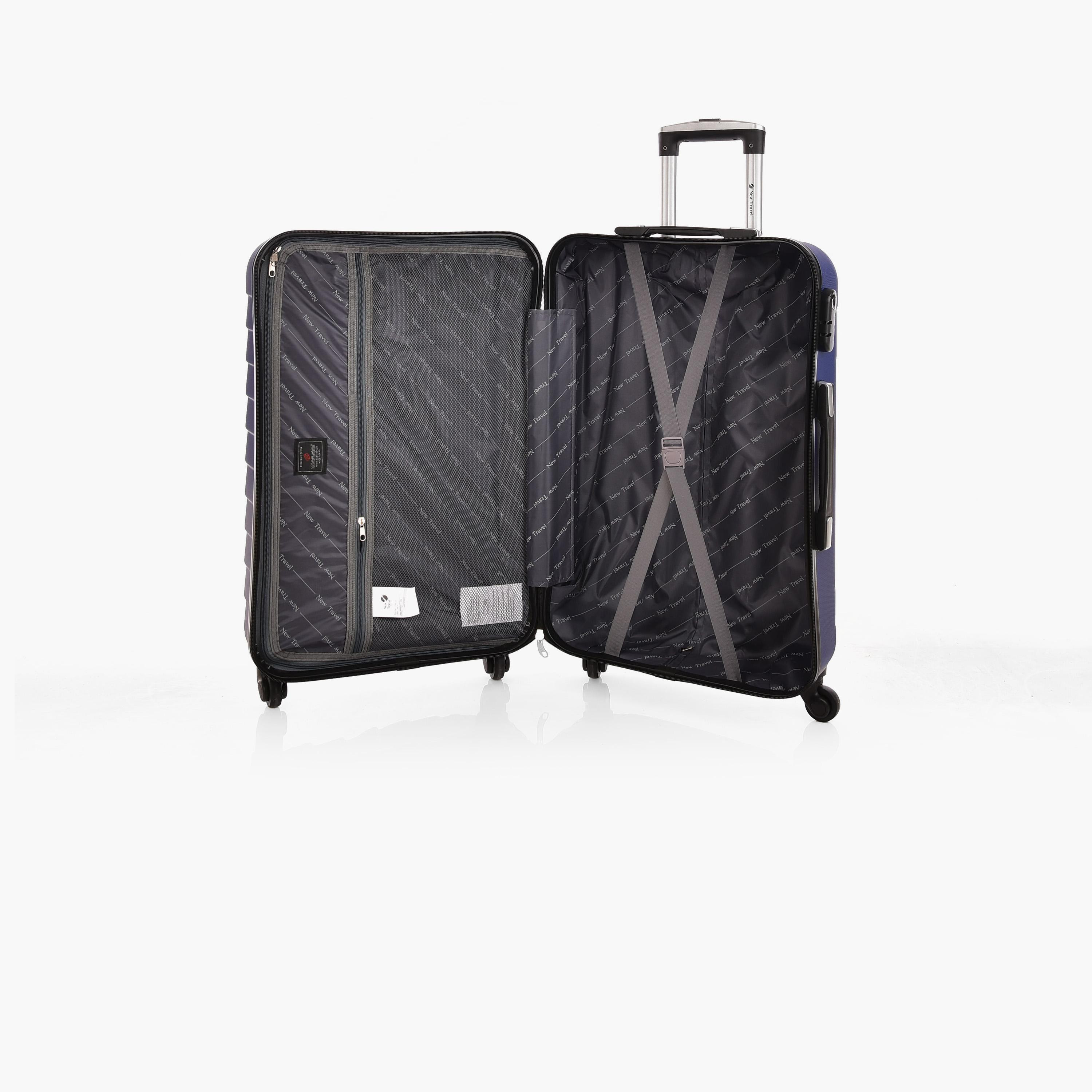 نيو ترافيل- طقم شنط سفر 3 شنط ABS بأربع عجلات دوارة مع قفل مركب | 0149/3p-travel-luggagesandbags-luggage-image-45