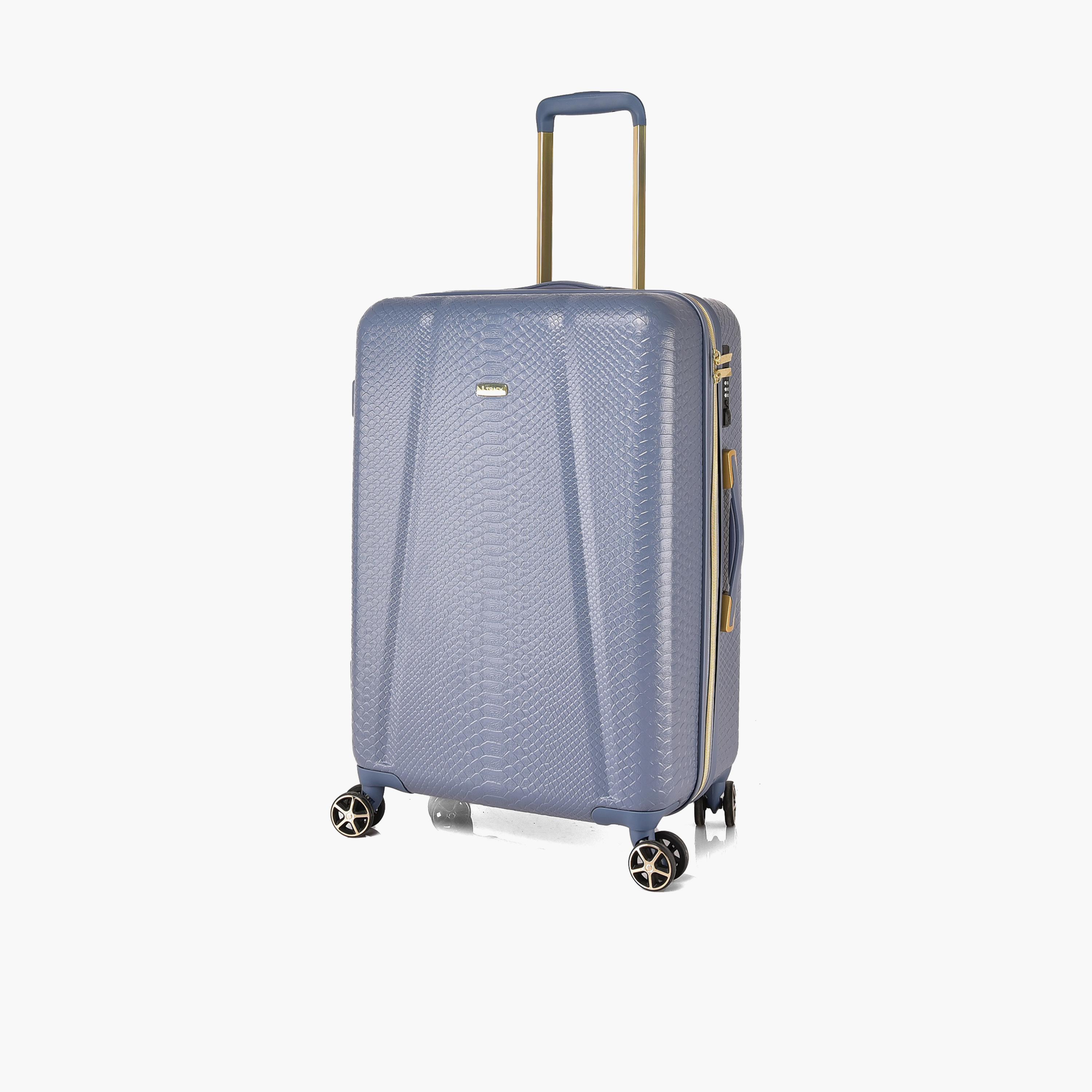 Track Set of 4 ABS Hardcase 4-Wheeler Spinner Trolley Bag with Combination Lock | 2412/4P-travel-luggagesandbags-luggage-image-8
