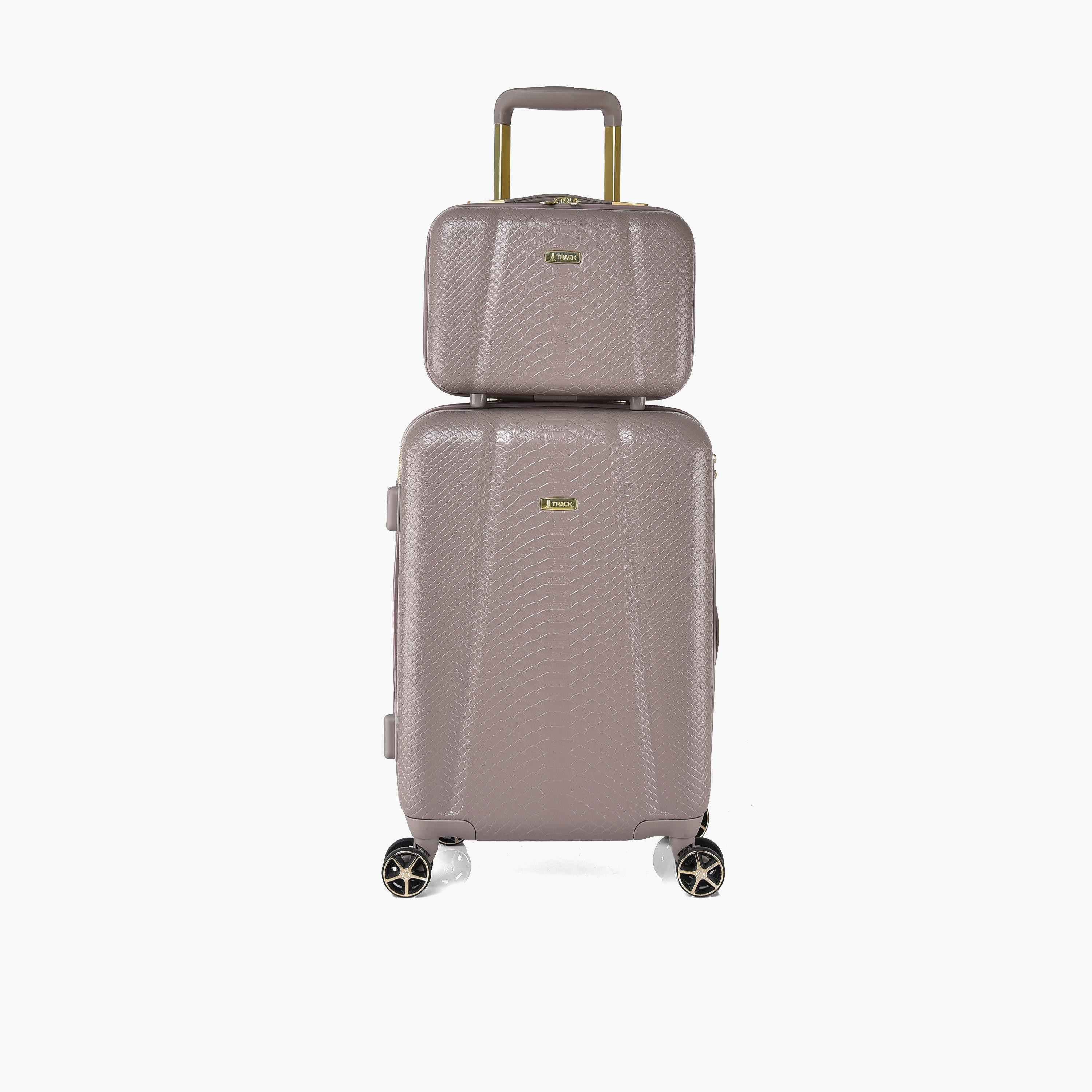 Track Set of 4 ABS Hardcase 4-Wheeler Spinner Trolley Bag with Combination Lock | 2412/4P-travel-luggagesandbags-luggage-image-26