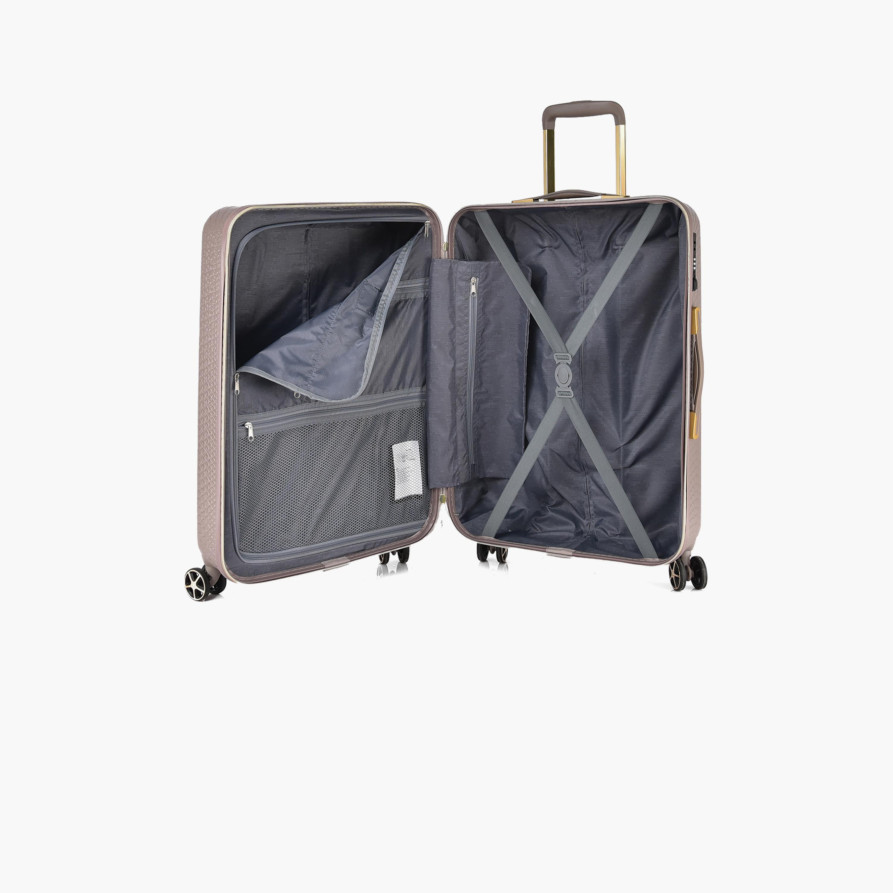 Track Set of 4 ABS Hardcase 4-Wheeler Spinner Trolley Bag with Combination Lock | 2412/4P-travel-luggagesandbags-luggage-image-33