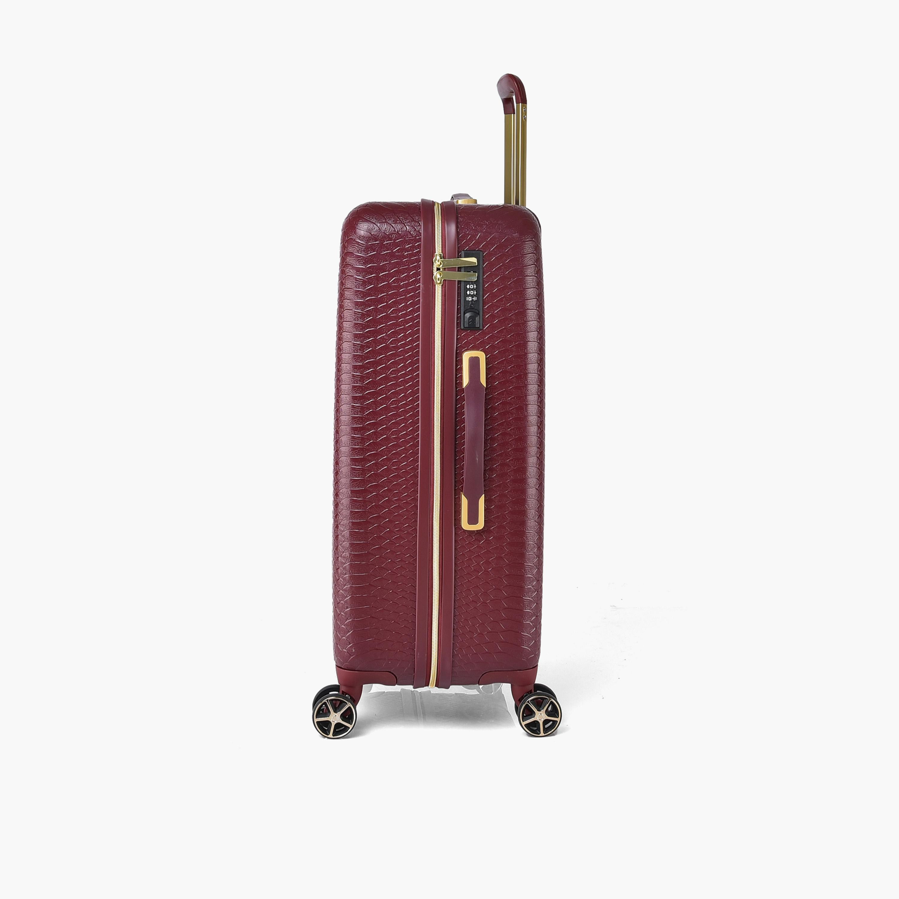 Track Set of 4 ABS Hardcase 4-Wheeler Spinner Trolley Bag with Combination Lock | 2412/4P-travel-luggagesandbags-luggage-image-22