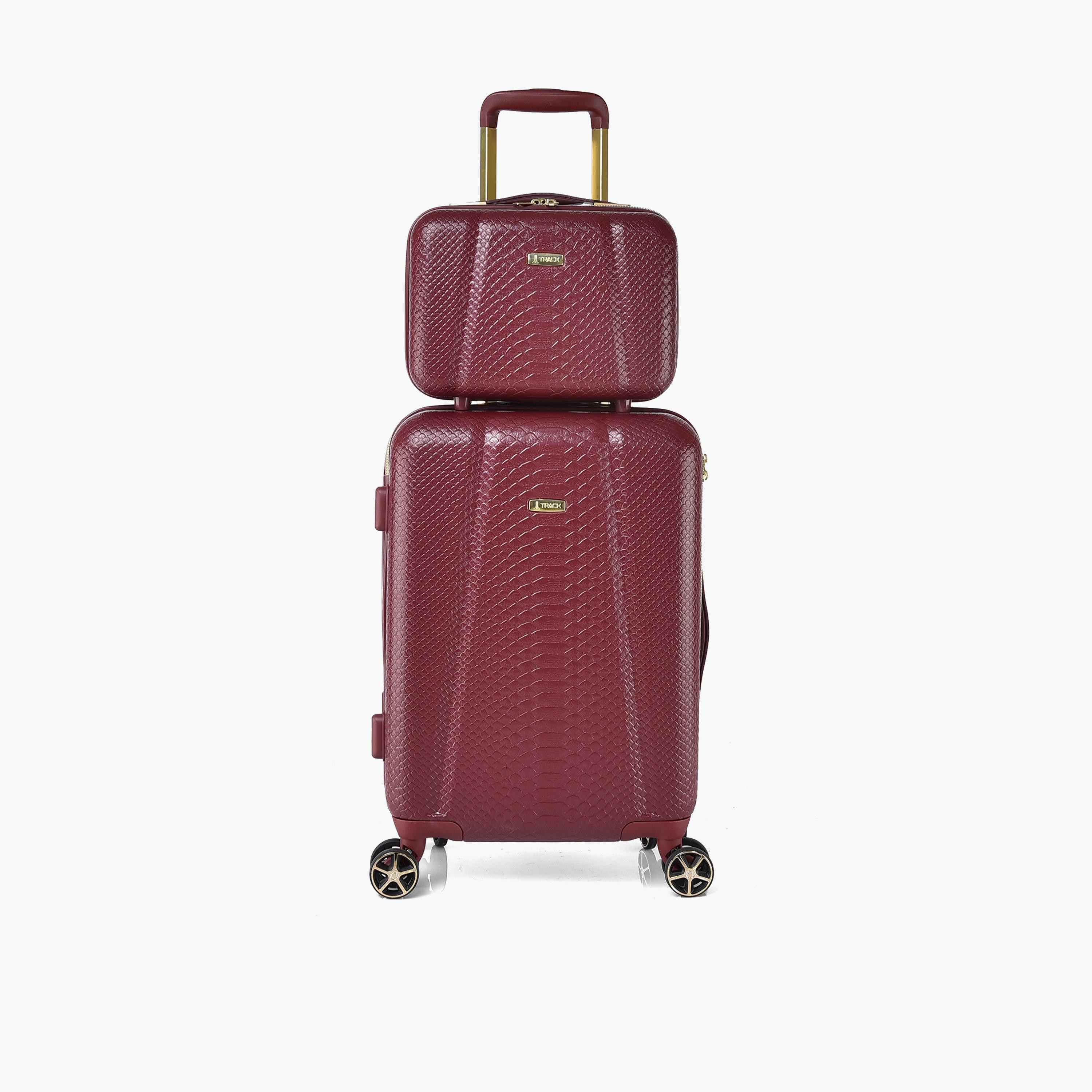 Track Set of 4 ABS Hardcase 4-Wheeler Spinner Trolley Bag with Combination Lock | 2412/4P-travel-luggagesandbags-luggage-image-14