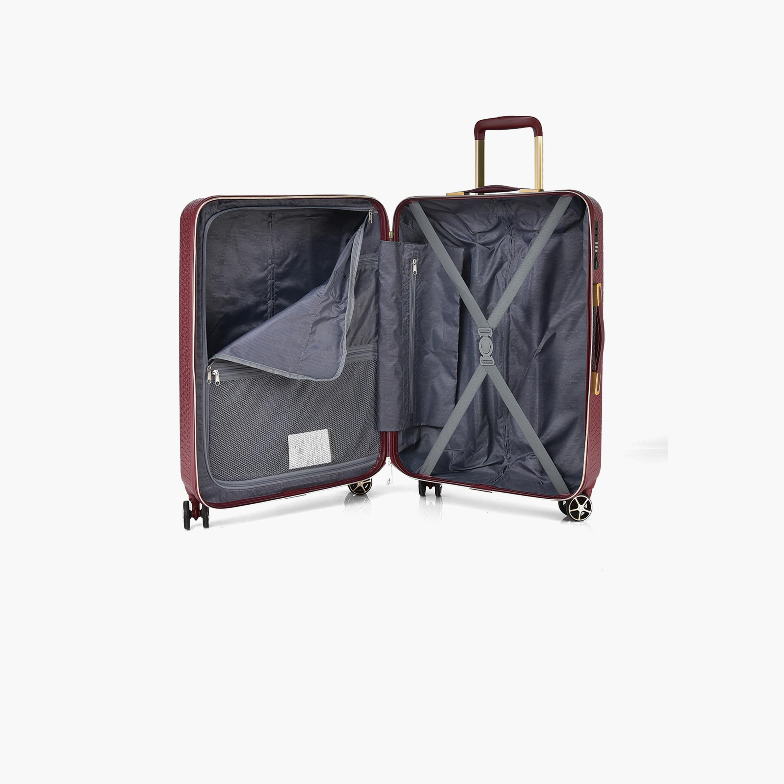 Track Set of 4 ABS Hardcase 4-Wheeler Spinner Trolley Bag with Combination Lock | 2412/4P-travel-luggagesandbags-luggage-image-21