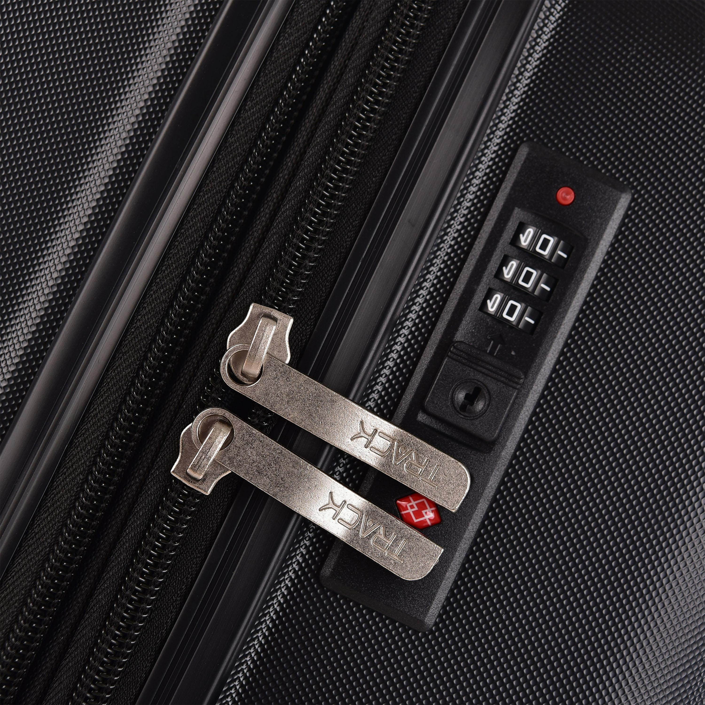 Track Set of 4 ABS Hardcase 4-Wheeler Spinner Trolley Bag with Combination Lock | 800/4P-travel-luggagesandbags-luggage-image-11