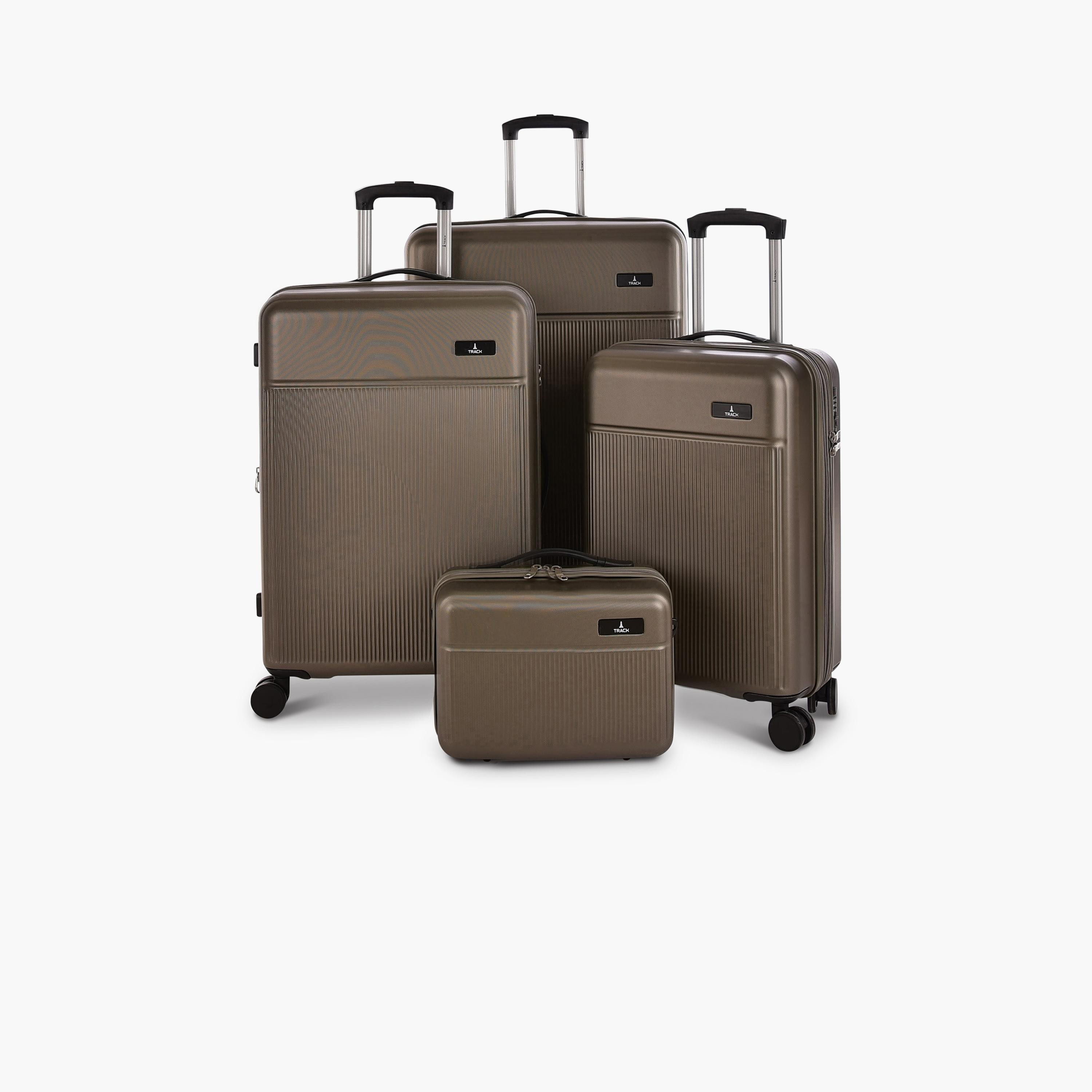 Track Set of 4 ABS Hardcase 4-Wheeler Spinner Trolley Bag with Combination Lock | 800/4P-travel-luggagesandbags-luggage-image-25