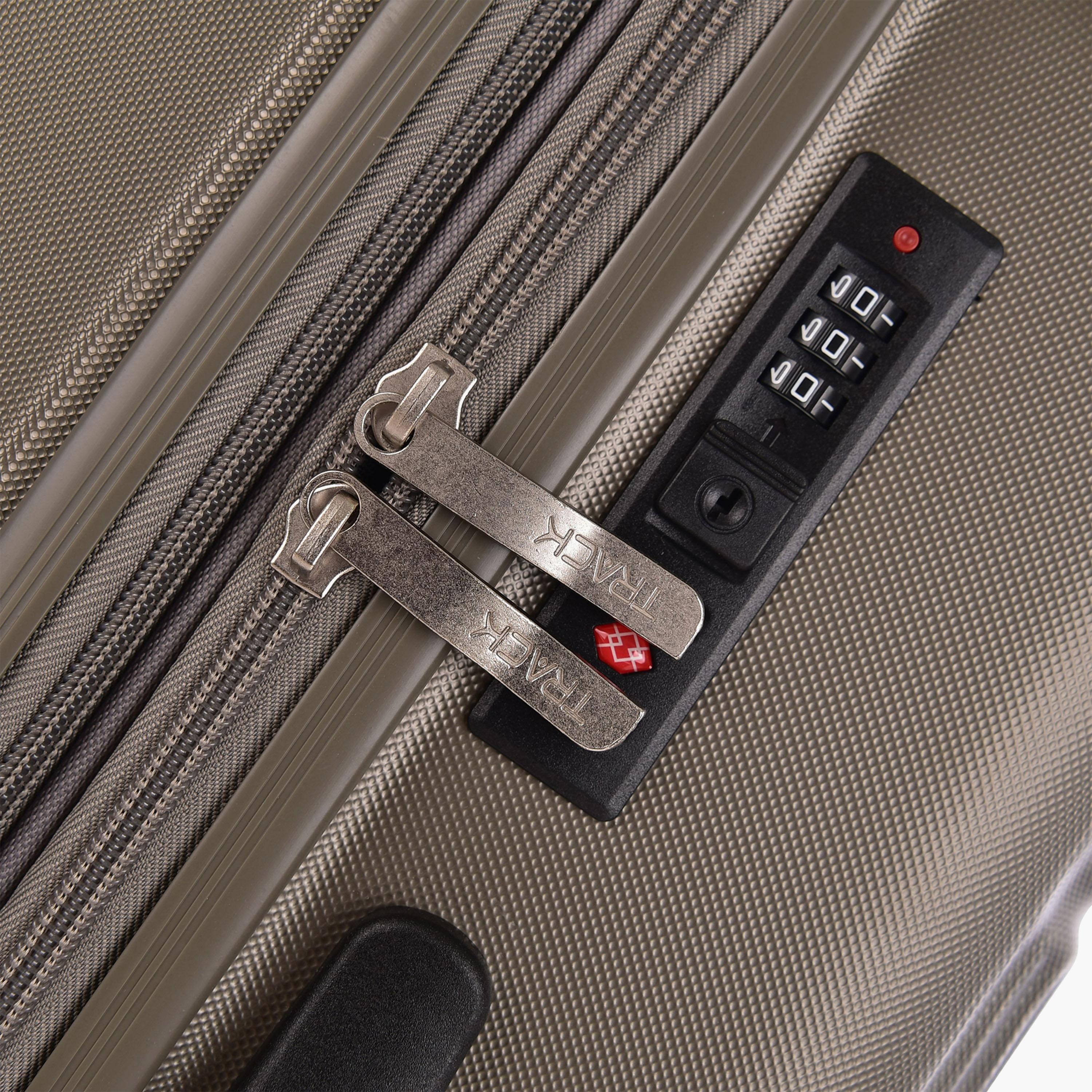 Track Set of 4 ABS Hardcase 4-Wheeler Spinner Trolley Bag with Combination Lock | 800/4P-travel-luggagesandbags-luggage-image-35