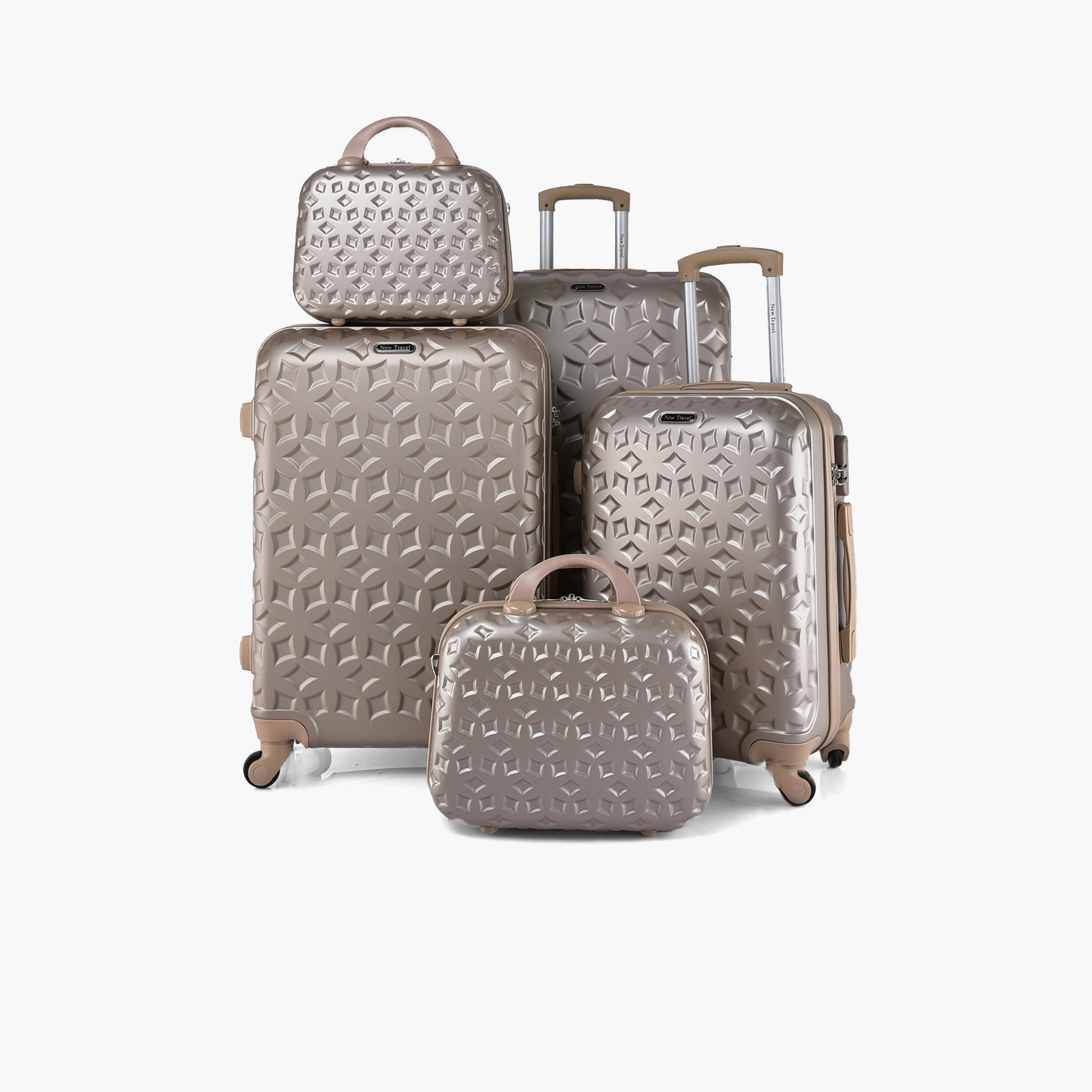 نيو ترافيل- طقم شنط سفر 5 شنط ABS بأربع عجلات دوارة مع قفل مجمع | CS006/5P-travel-luggagesandbags-luggage-image-13