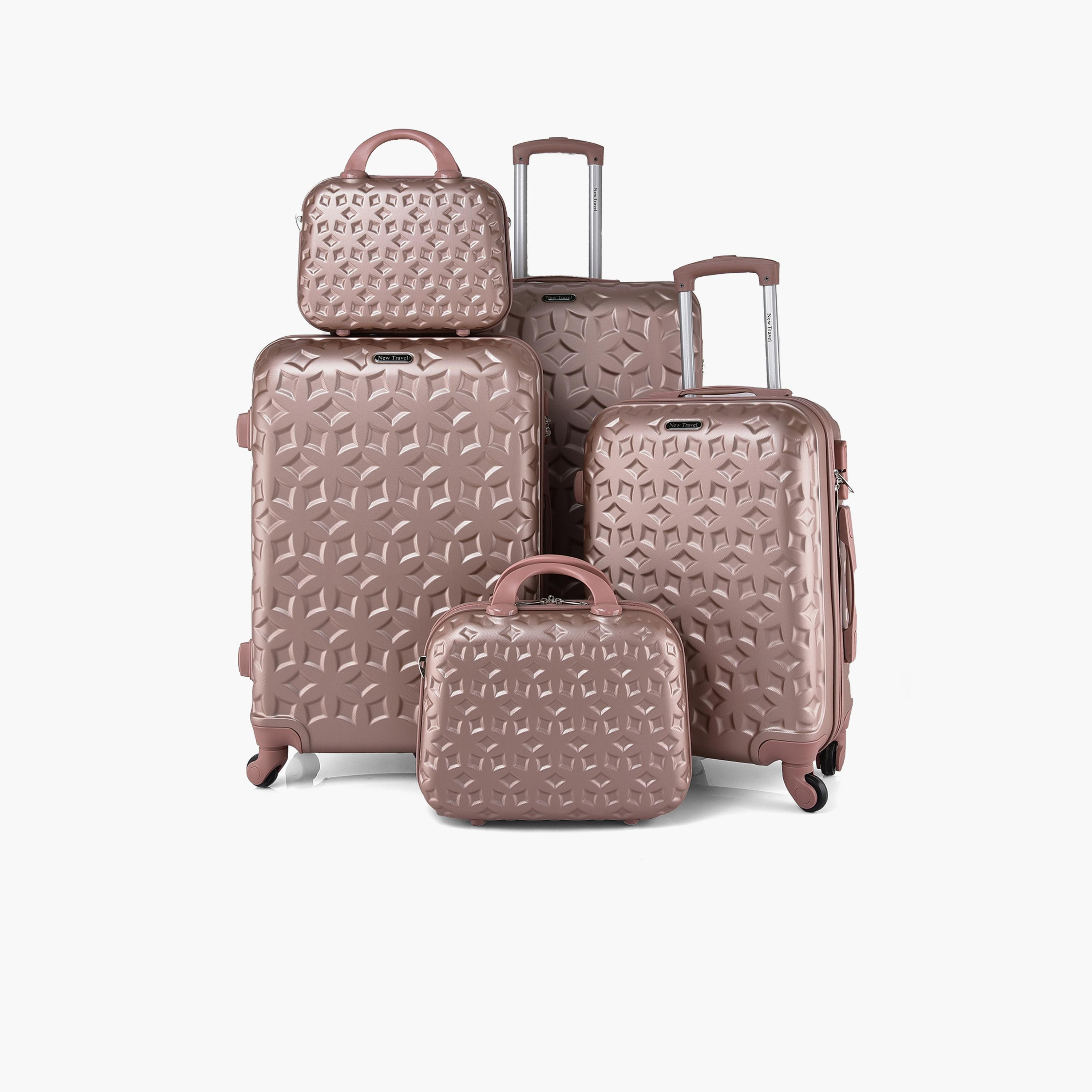 نيو ترافيل- طقم شنط سفر 5 شنط ABS بأربع عجلات دوارة مع قفل مجمع | CS006/5P-travel-luggagesandbags-luggage-image-25