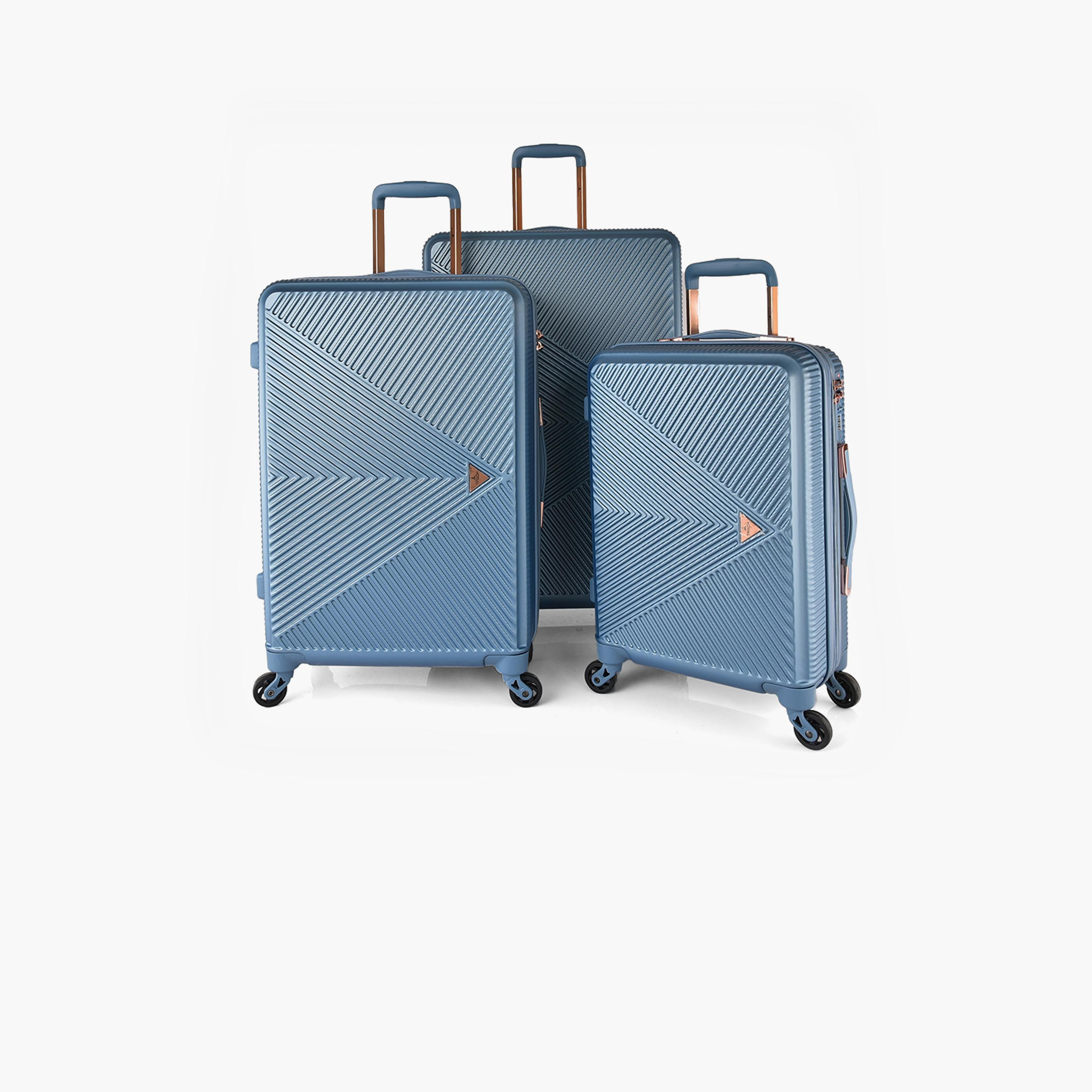 تراك- طقم شنط سفر 3 شنط ABS بأربع عجلات دوارة مع قفل مركب | HK204/3P-travel-luggagesandbags-luggage-image-1