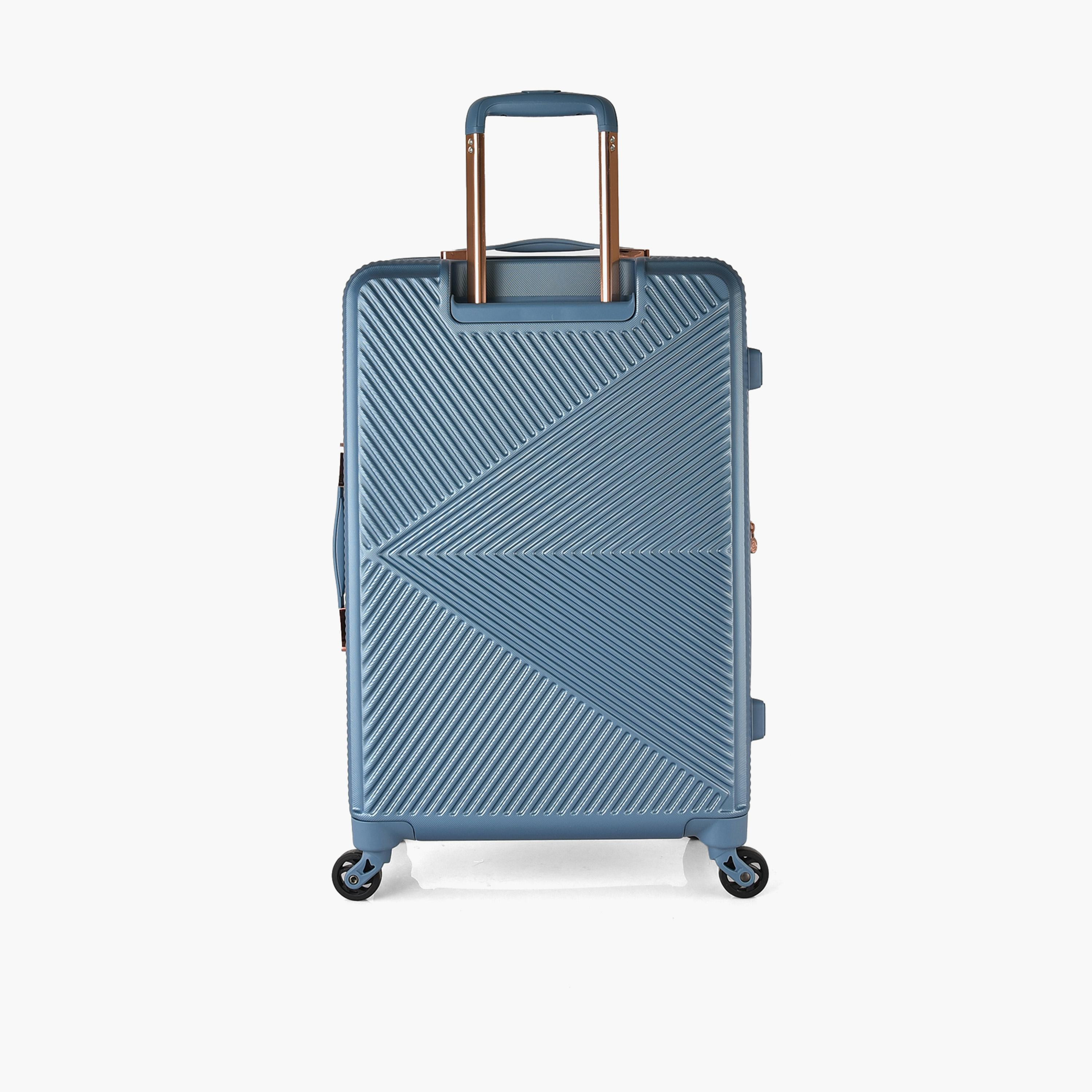 Track Set of 3 ABS Hardcase 4-Wheeler Spinner Trolley Bag with Combination Lock | HK204/3P-travel-luggagesandbags-luggage-image-11