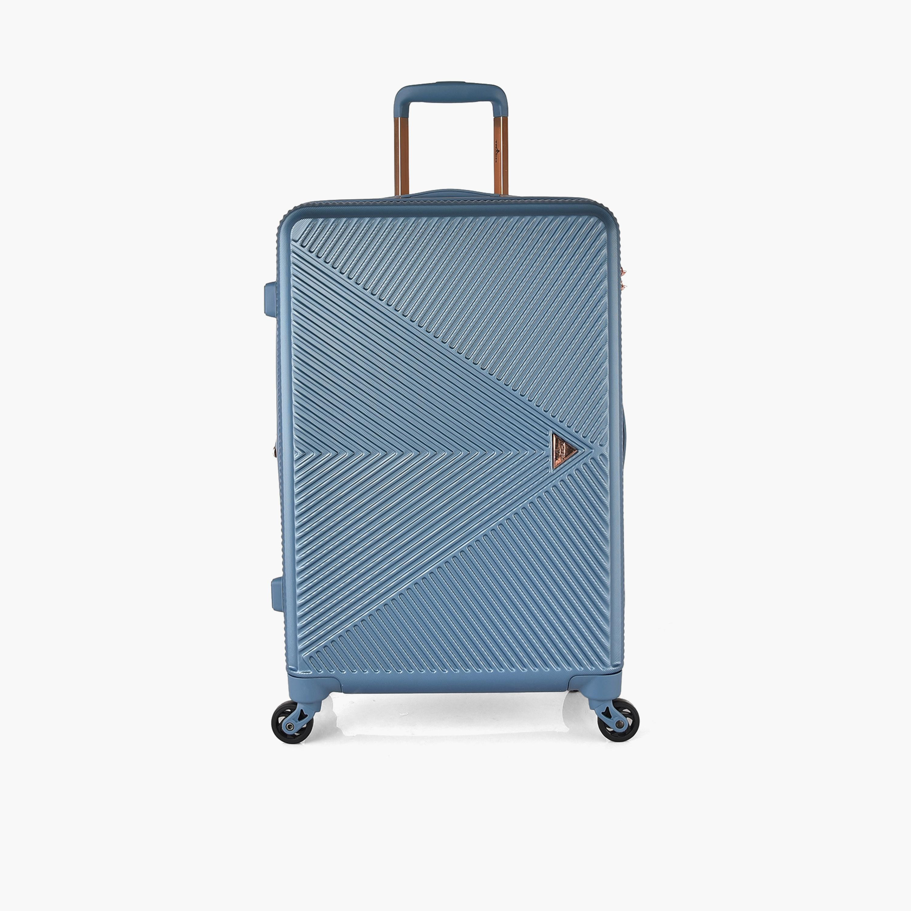 Track Set of 3 ABS Hardcase 4-Wheeler Spinner Trolley Bag with Combination Lock | HK204/3P-travel-luggagesandbags-luggage-image-6