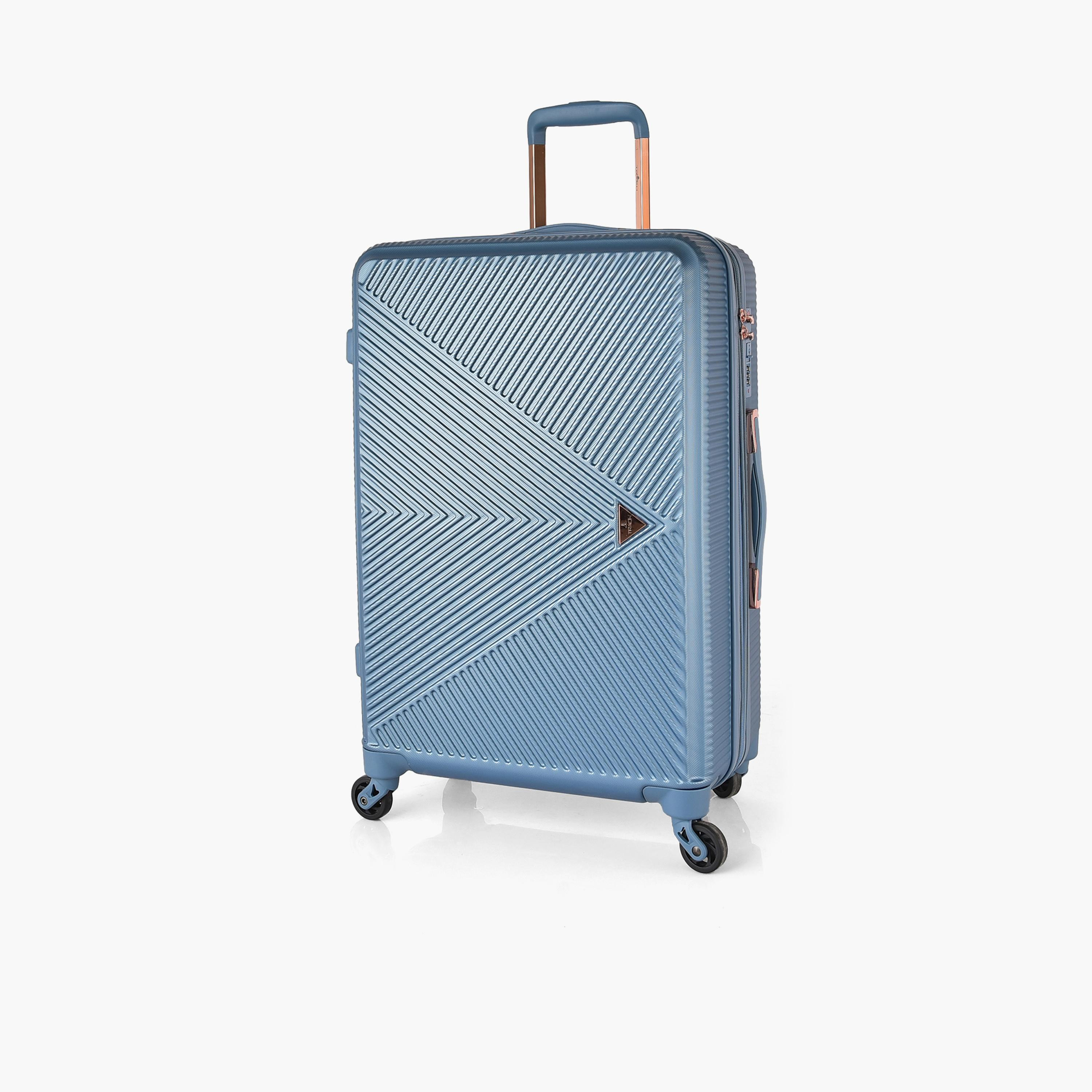 Track Set of 3 ABS Hardcase 4-Wheeler Spinner Trolley Bag with Combination Lock | HK204/3P-travel-luggagesandbags-luggage-image-7