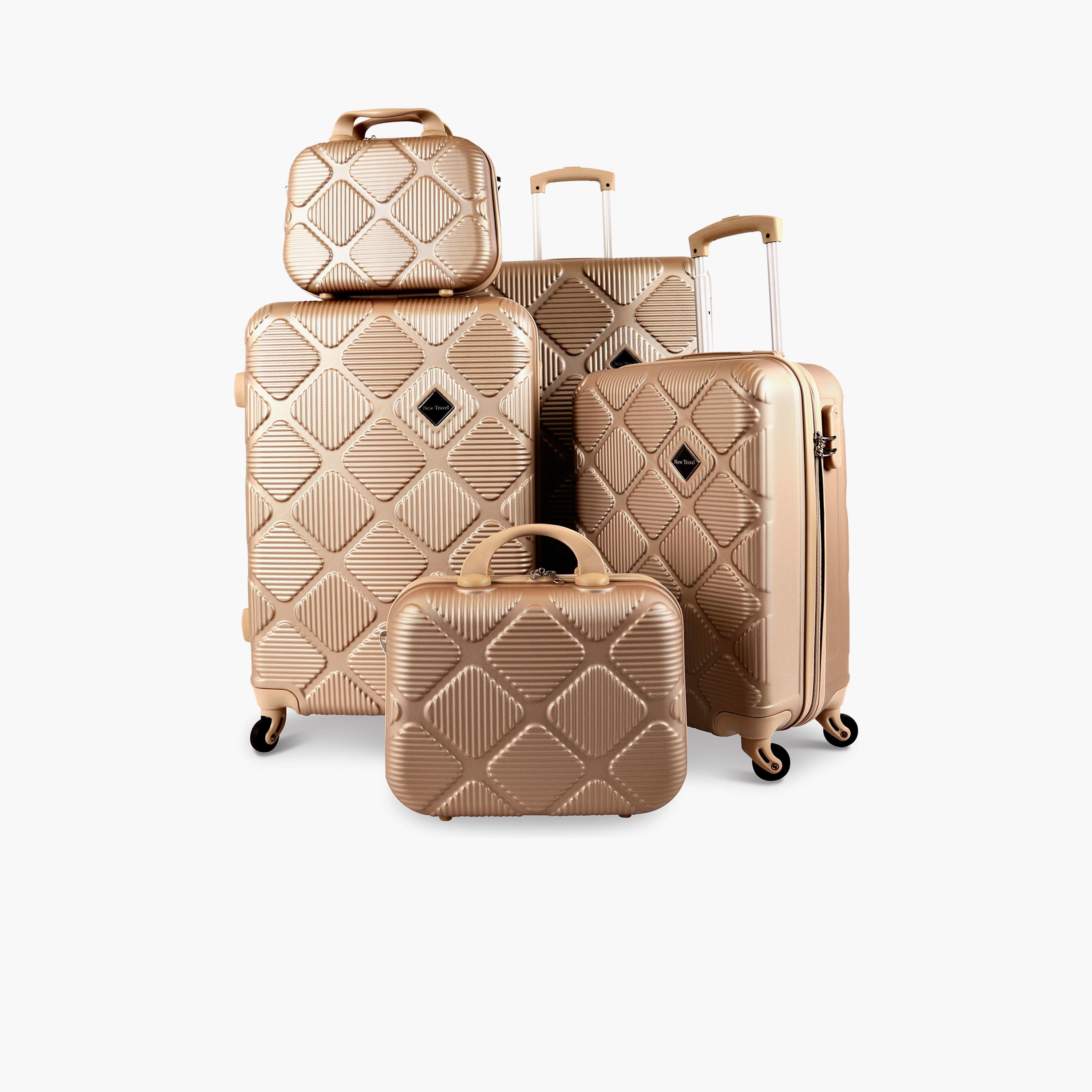 نيو ترافيل- طقم شنط سفر 5 شنط ABS بأربع عجلات دوارة مع قفل مجمع | K2219/5P-travel-luggagesandbags-luggage-image-13
