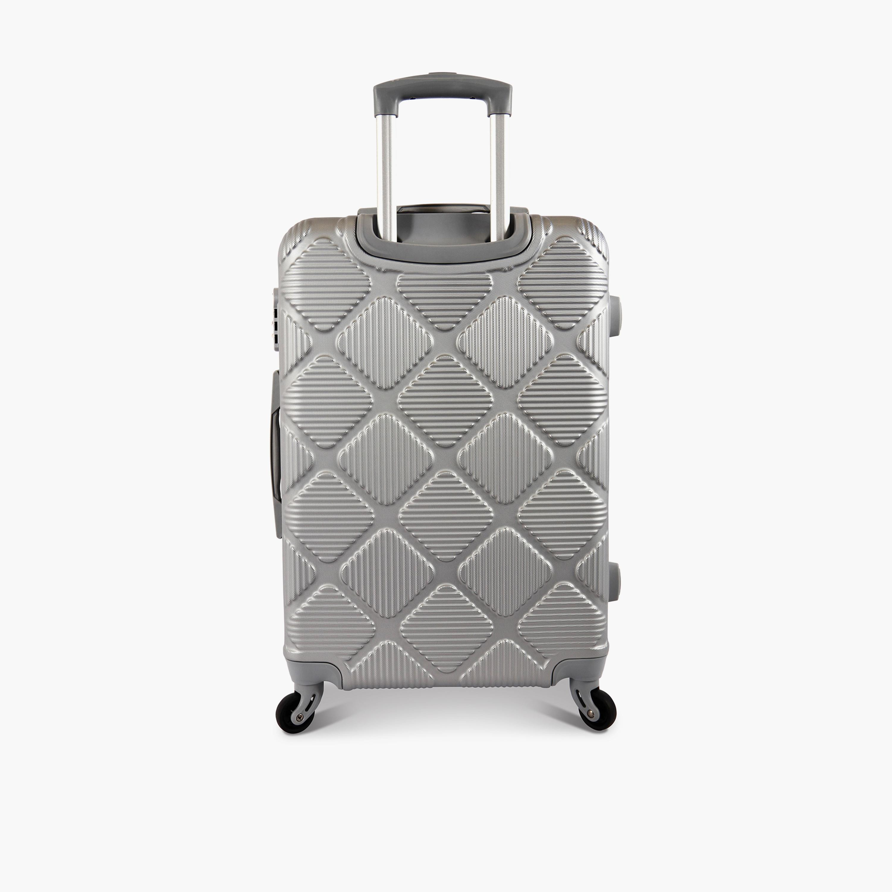 New Travel Set of 5 ABS Hardcase 4-Wheeler Spinner Trolley Bag with Combination Lock | K2219/5P-travel-luggagesandbags-luggage-image-2