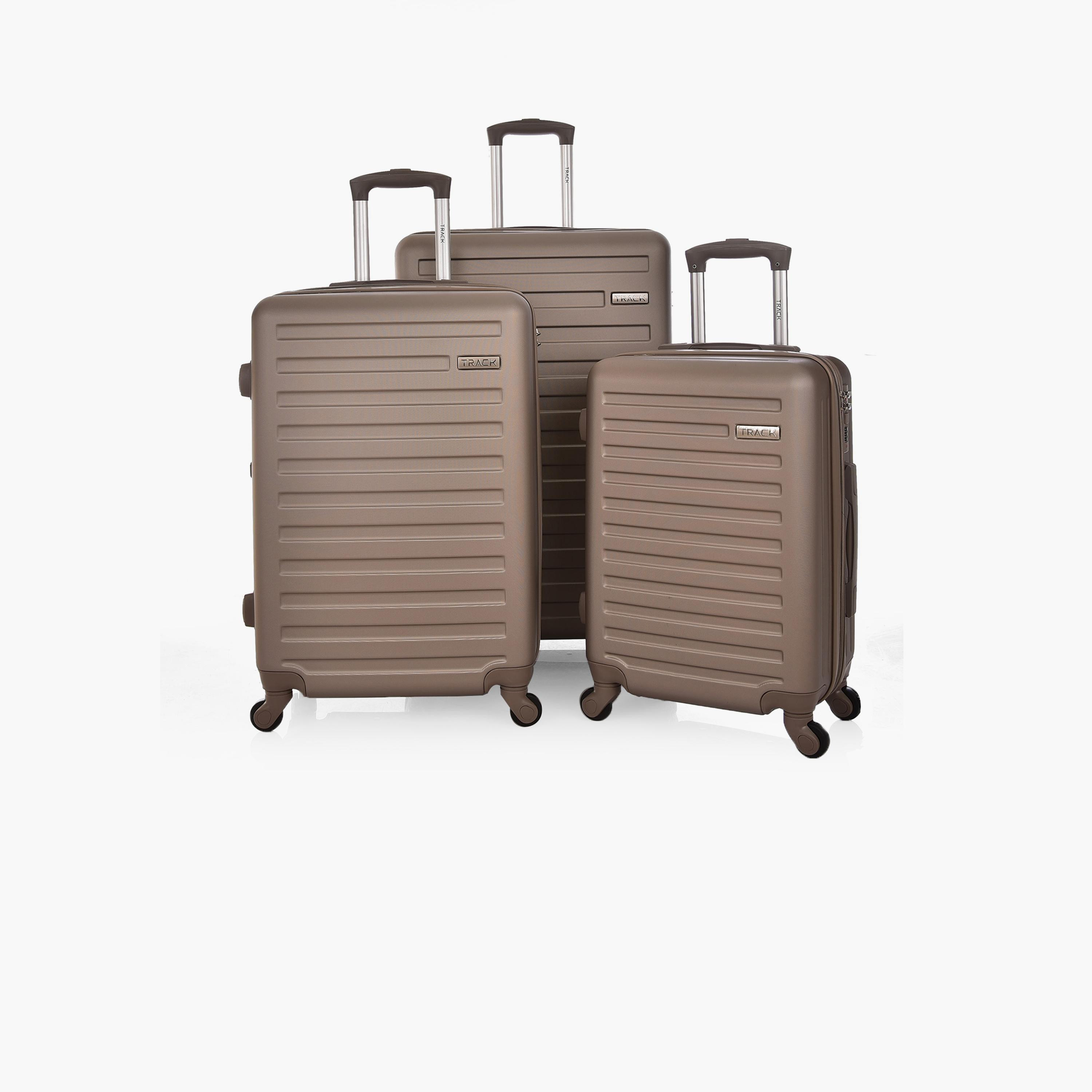 Track Set of 3 ABS Hardcase 4-Wheeler Spinner Trolley Bag with TSA Lock | MHL008/3P-travel-luggagesandbags-luggage-image-13