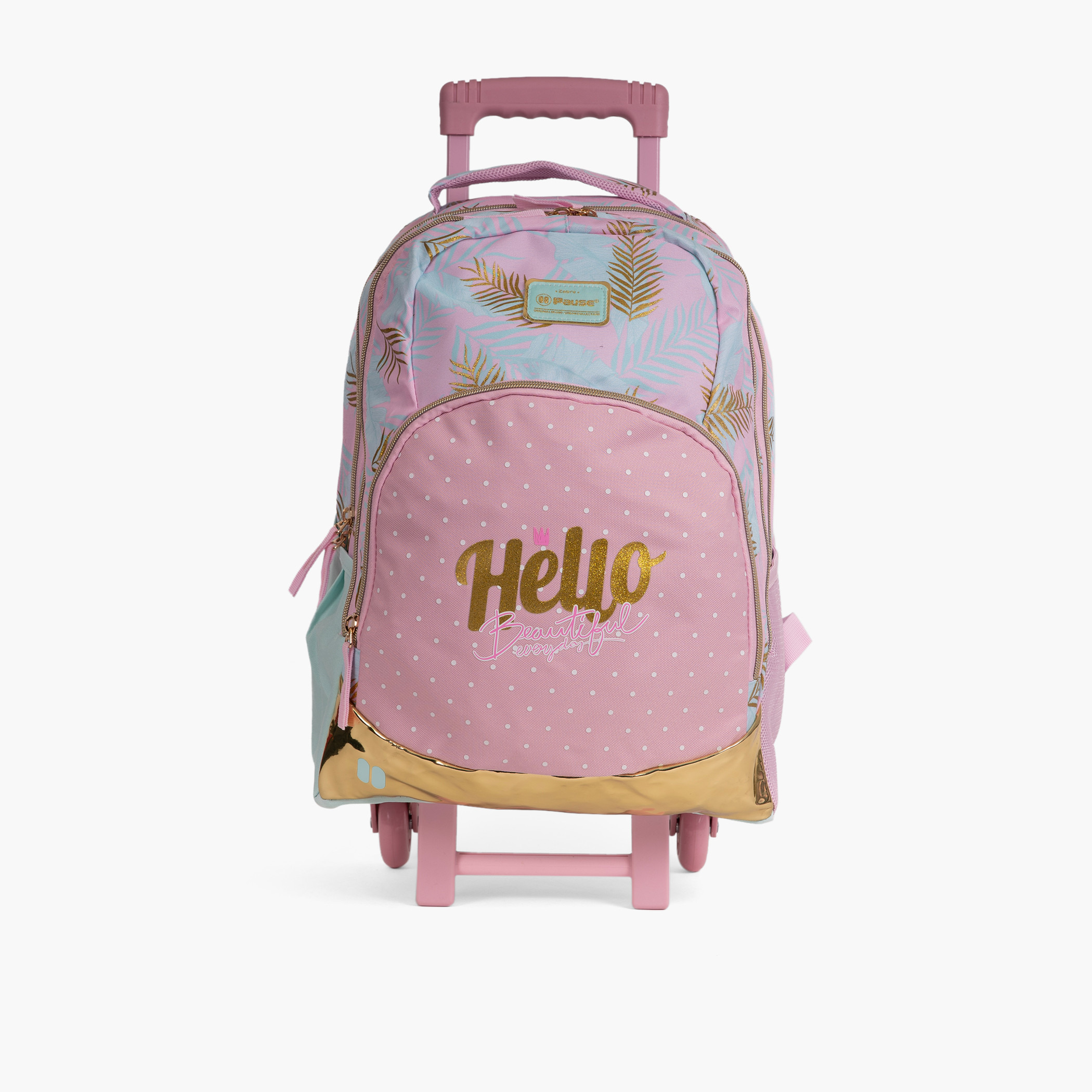 PAUSE Printed 18-inch Softcase Trolley Bag with Retractable Handle-school-bagsandbackpacks-trolleybags-image-1