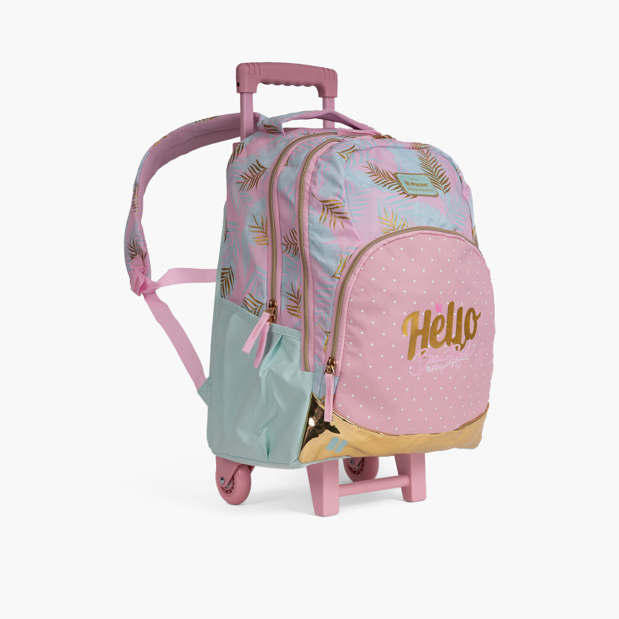 PAUSE Printed 18-inch Softcase Trolley Bag with Retractable Handle-school-bagsandbackpacks-trolleybags-image-2