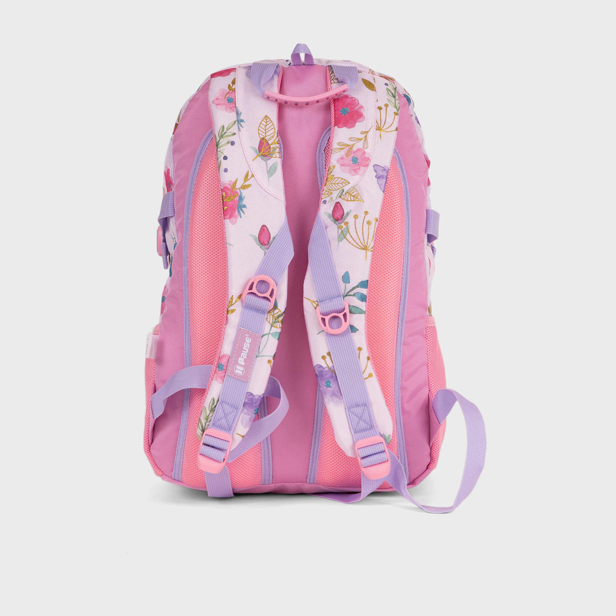 PAUSE 18-inch Floral Print Backpack with Adjustable Straps and Zip Closure - 27x13x44 cms-school-bagsandbackpacks-backpacks-image-3