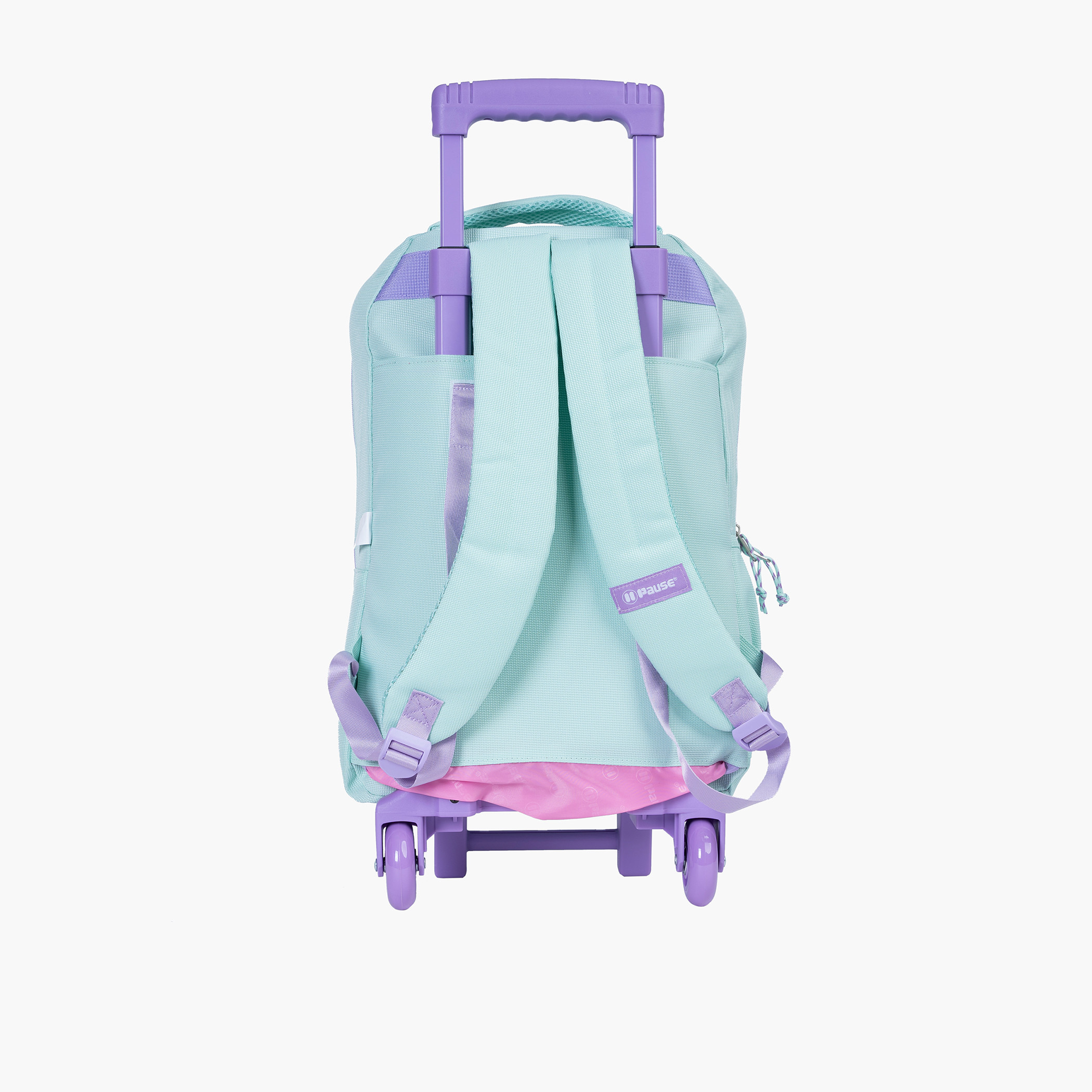 PAUSE Colourblock 18 inch Softcase Trolley Bag with Retractable Handle-school-bagsandbackpacks-trolleybags-image-2