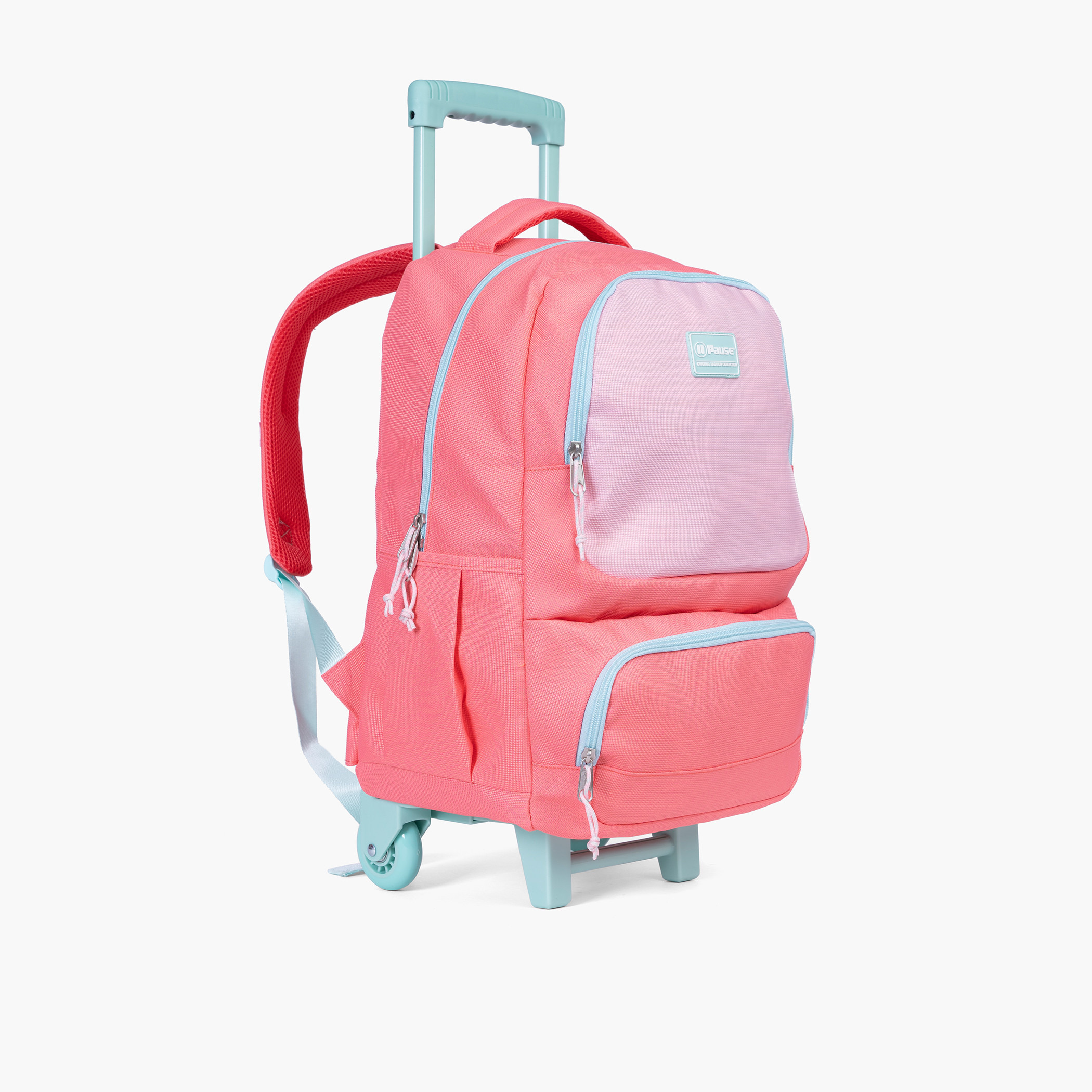 PAUSE Colourblock 18-inch Softcase Trolley Bag with Retractable Handle-school-bagsandbackpacks-trolleybags-image-3
