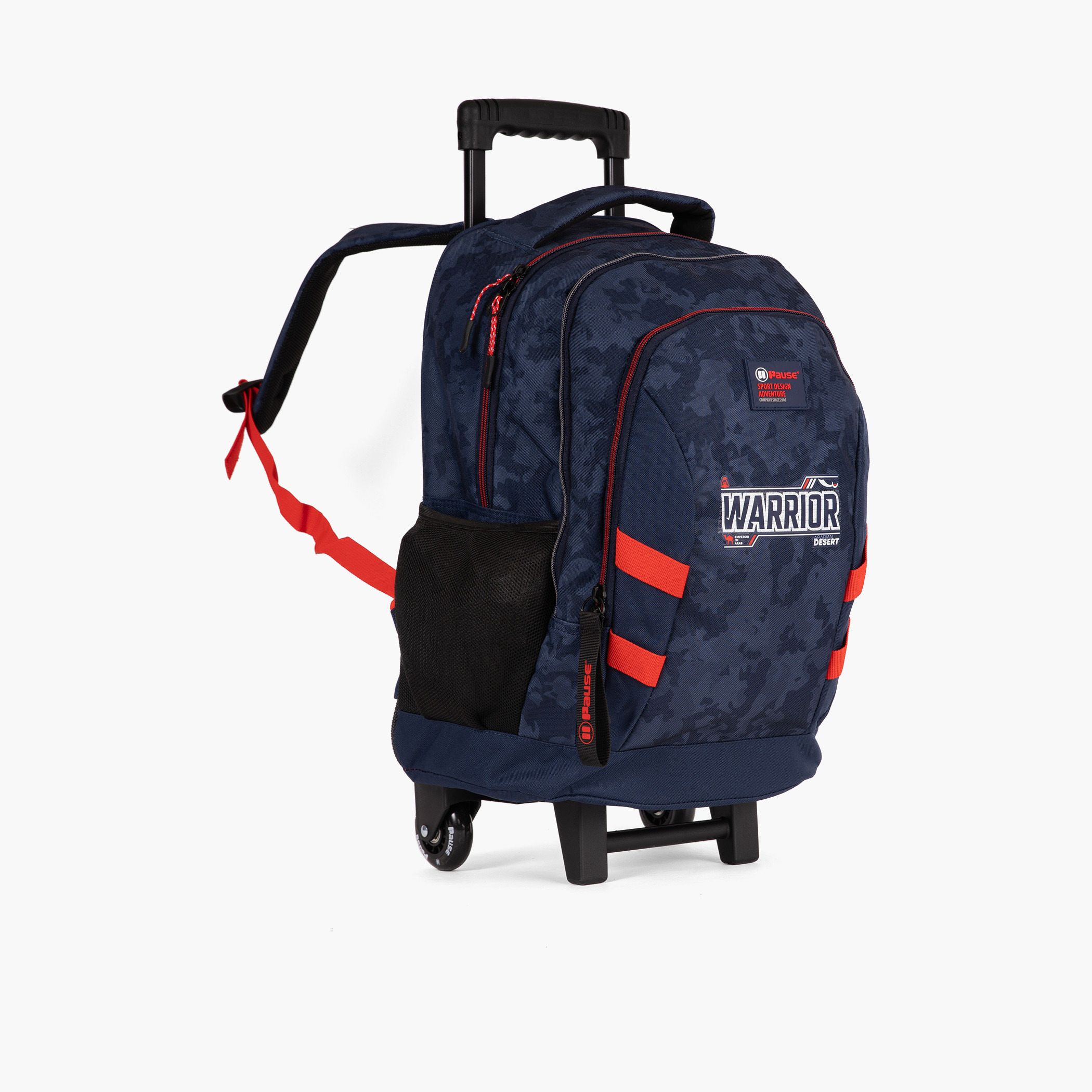 PAUSE Printed 18.5 inches Softcase Trolley Bag with Retractable Handle-school-bagsandbackpacks-trolleybags-image-3
