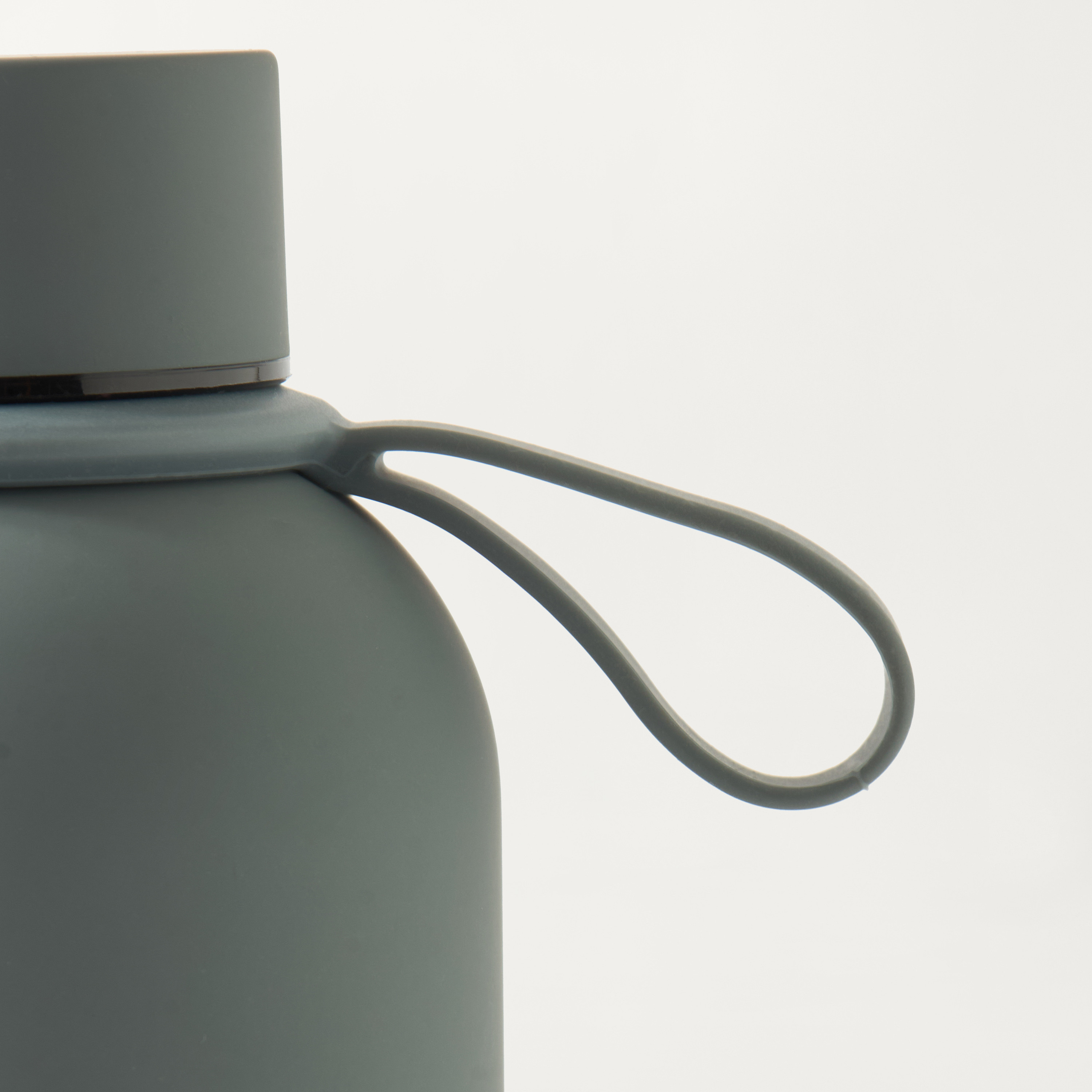 Solid Stainless Steel Water Bottle with Handle - 500 ml-school-waterbottles-image-3