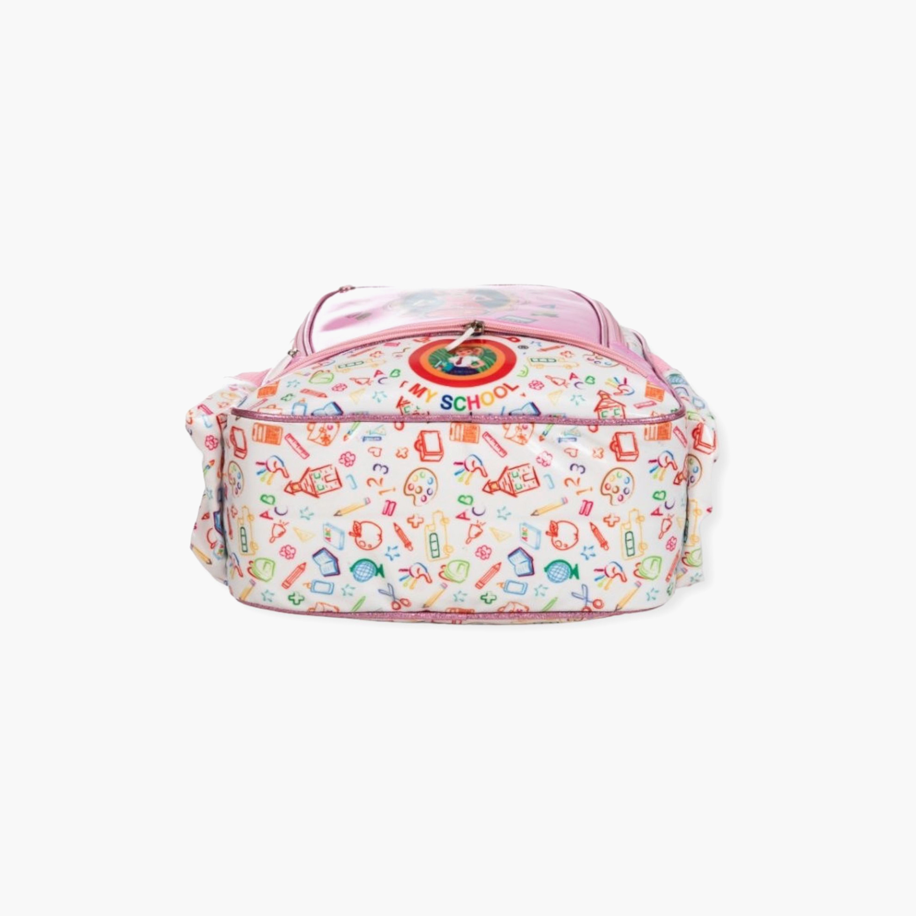 طقم حقيبة ظهر مطبوعة 3 قطع من ماي سكول - 15.7 بوصة-school-bagsandbackpacks-sets-image-2