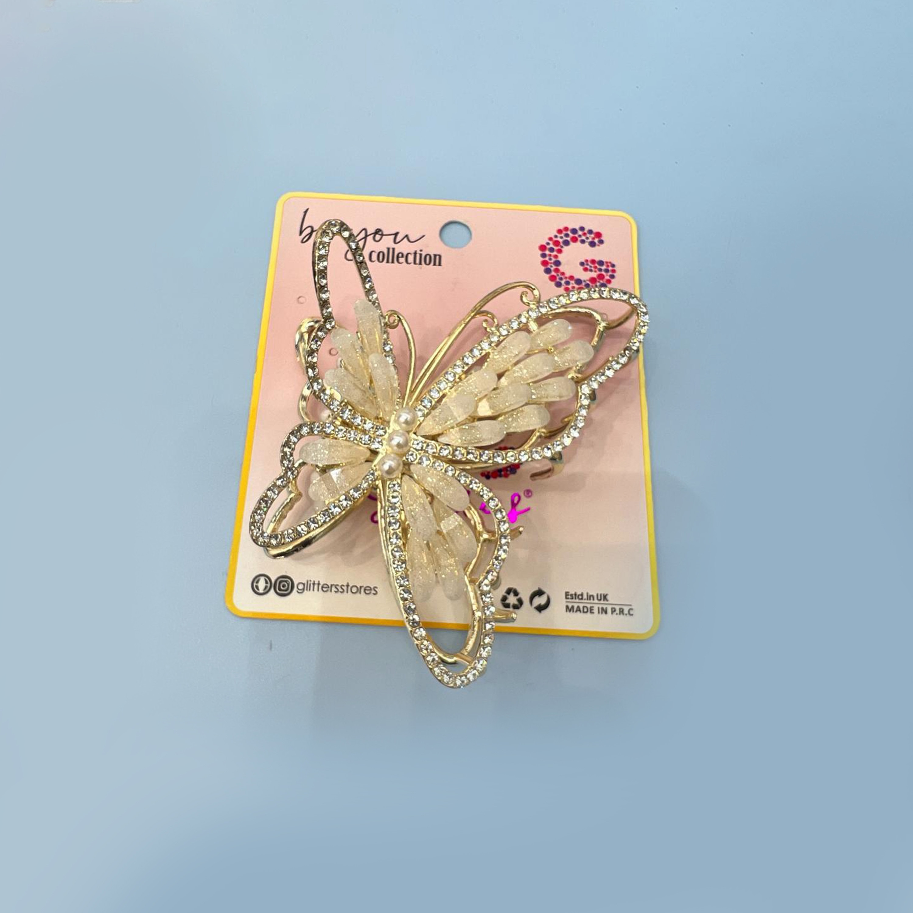 Glitters Butterfly Shaped Claw Clip-girls-accessories-hairaccessories-image-2