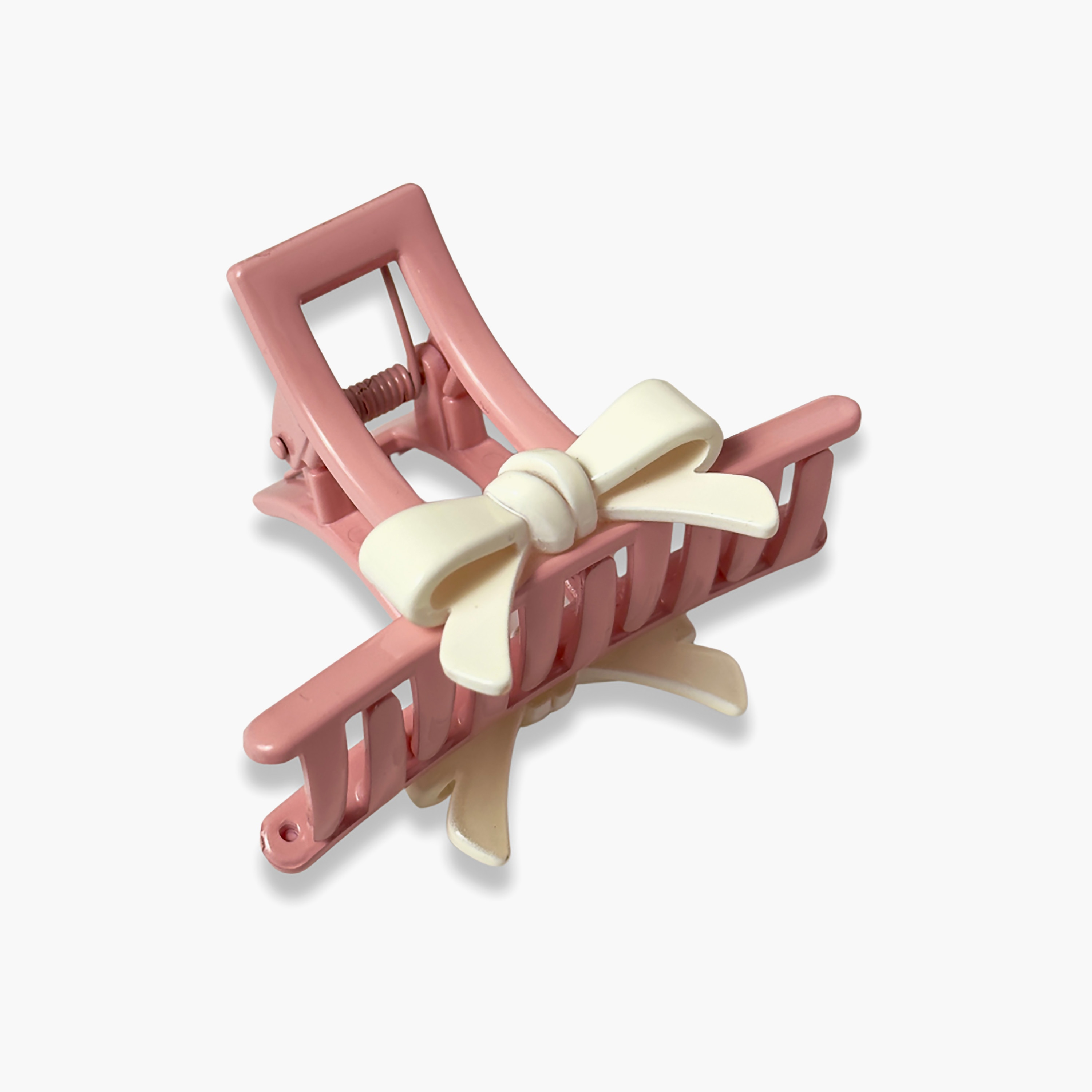 Glitters Solid Claw Clip with Bow-girls-accessories-hairaccessories-image-8