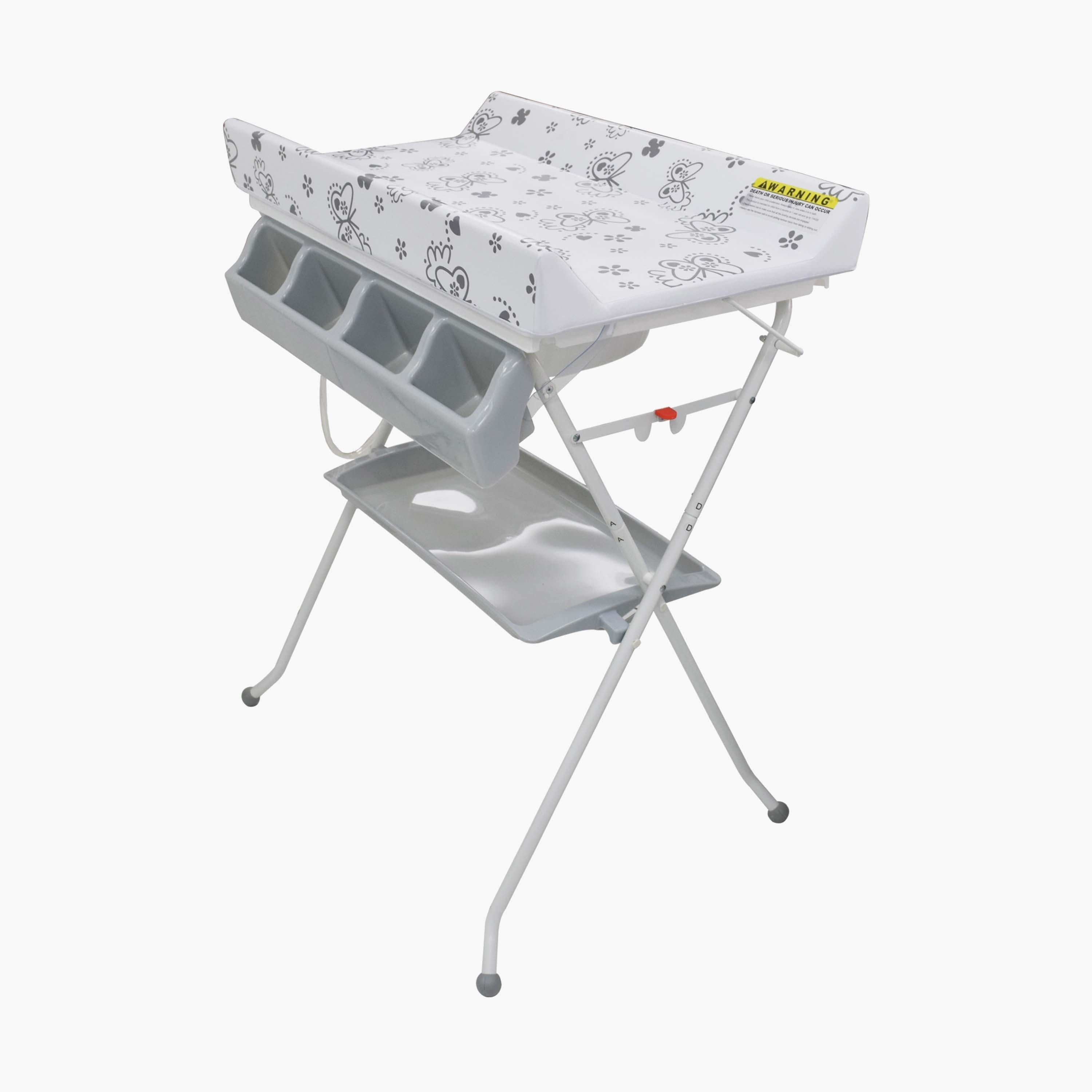Optimal Baby 4-in-1 Bath & Changing Table Station with Shelves & Tray-baby-nursery-furniture-changingtables-image-1