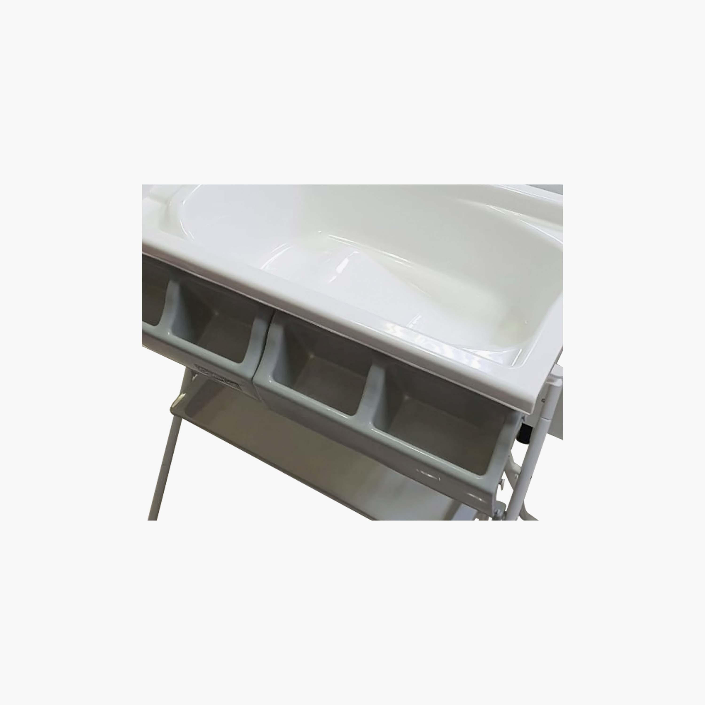 Optimal Baby 4-in-1 Bath & Changing Table Station with Shelves & Tray-baby-nursery-furniture-changingtables-image-2