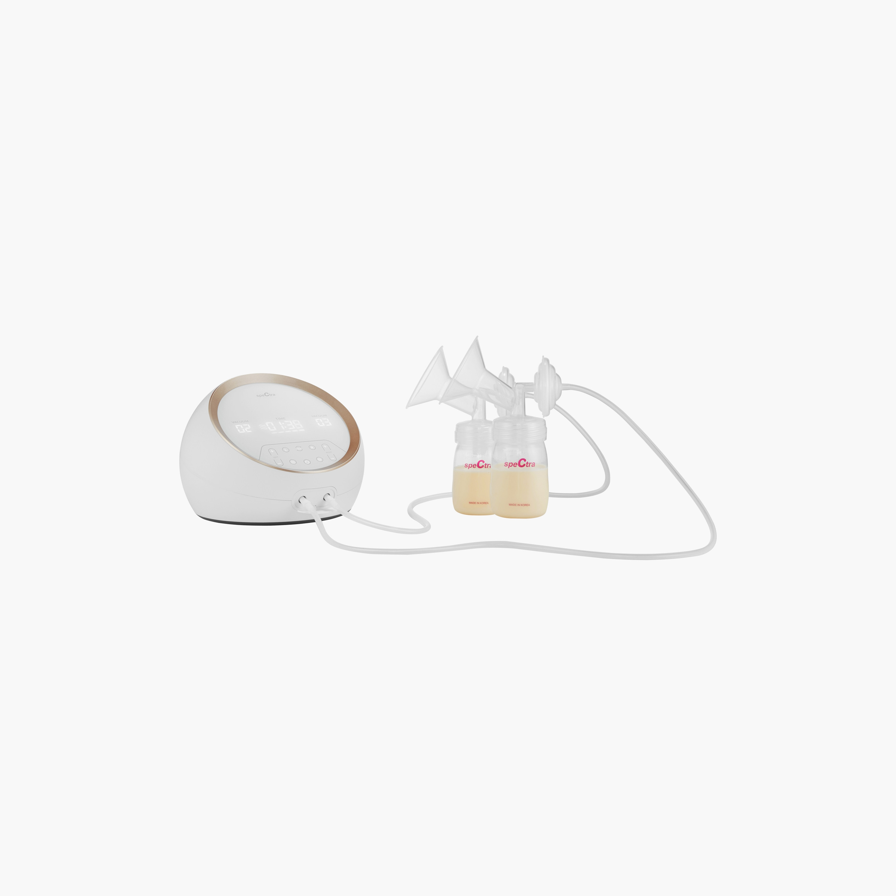 Spectra Dual S Electric Breast Pump Set - White-baby-feeding-breastfeedingandcare-image-5