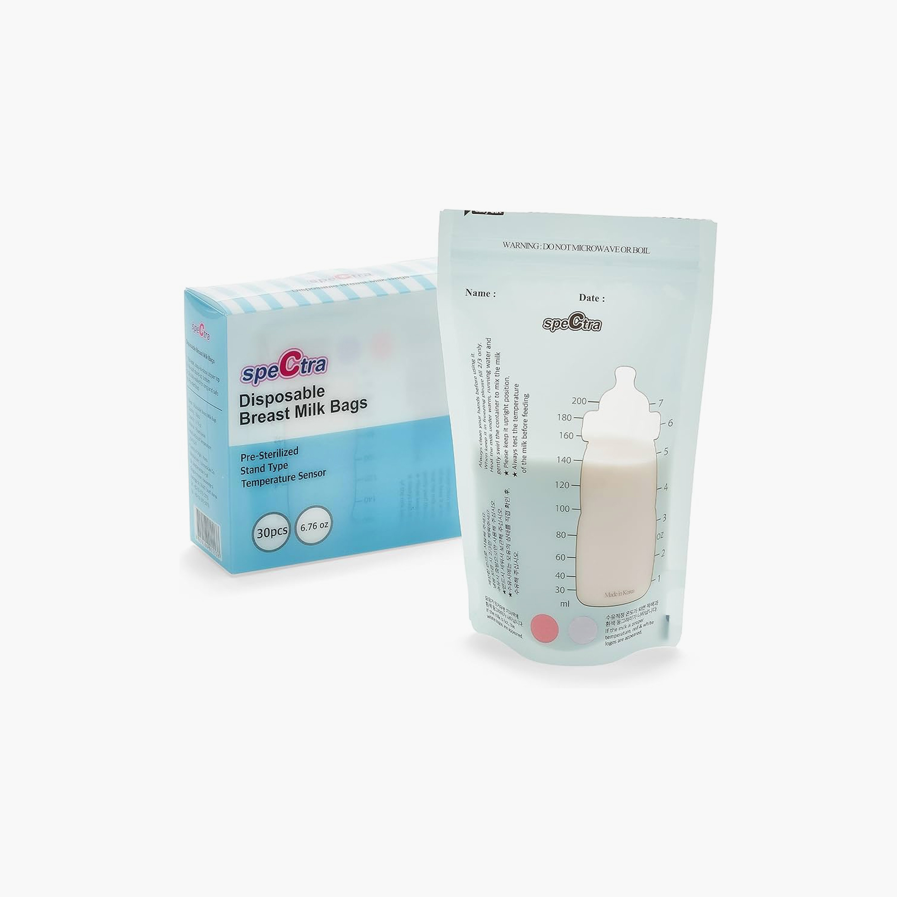 حقيبة تخزين الحليب مع مستشعر درجة الحرارة، 30 قطعة من سبكترا-promo_babyshop_exclude_voucher-image-2