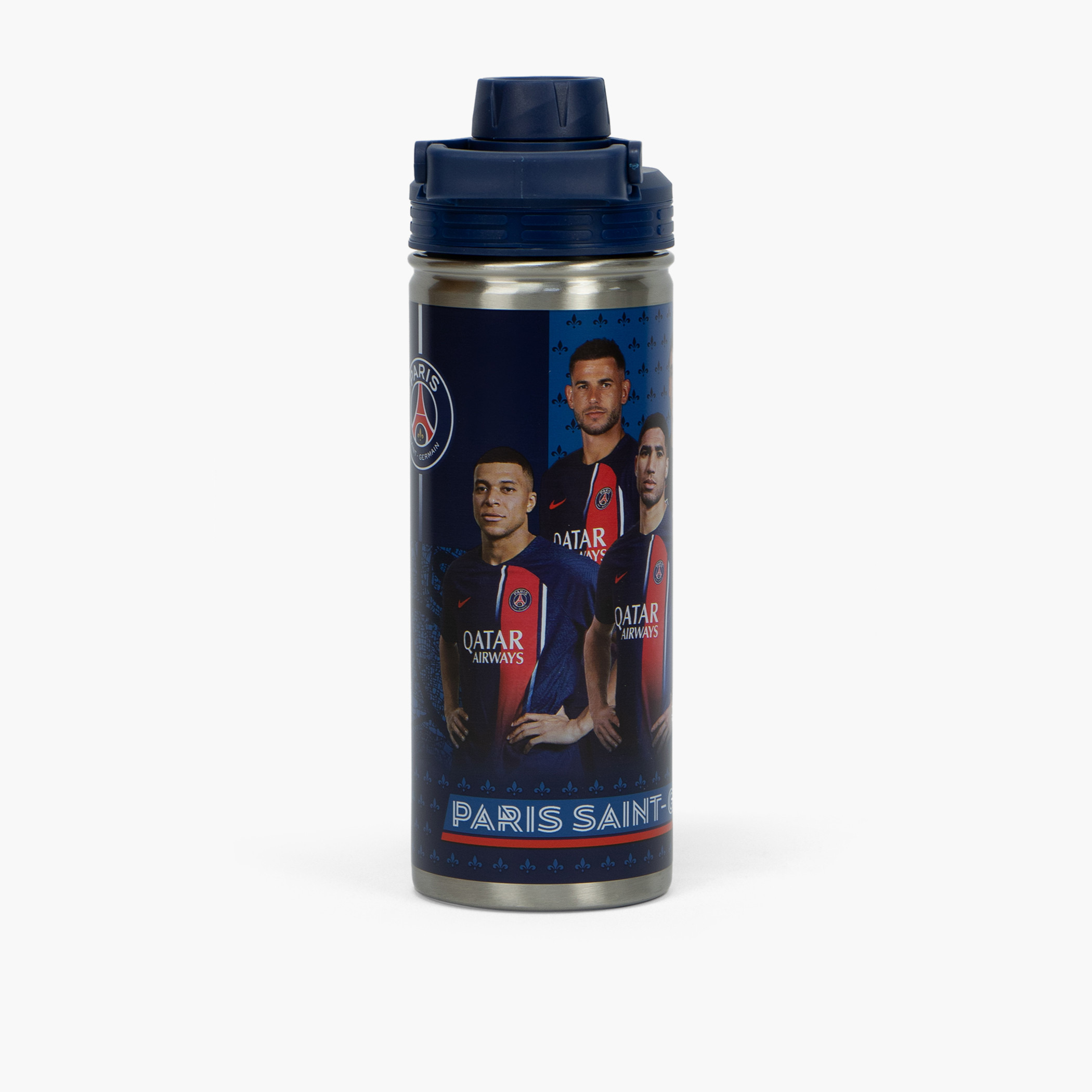 PSG Paris Saint Print Stainless Steel Water Bottle - 620 ml-school-waterbottles-image-1