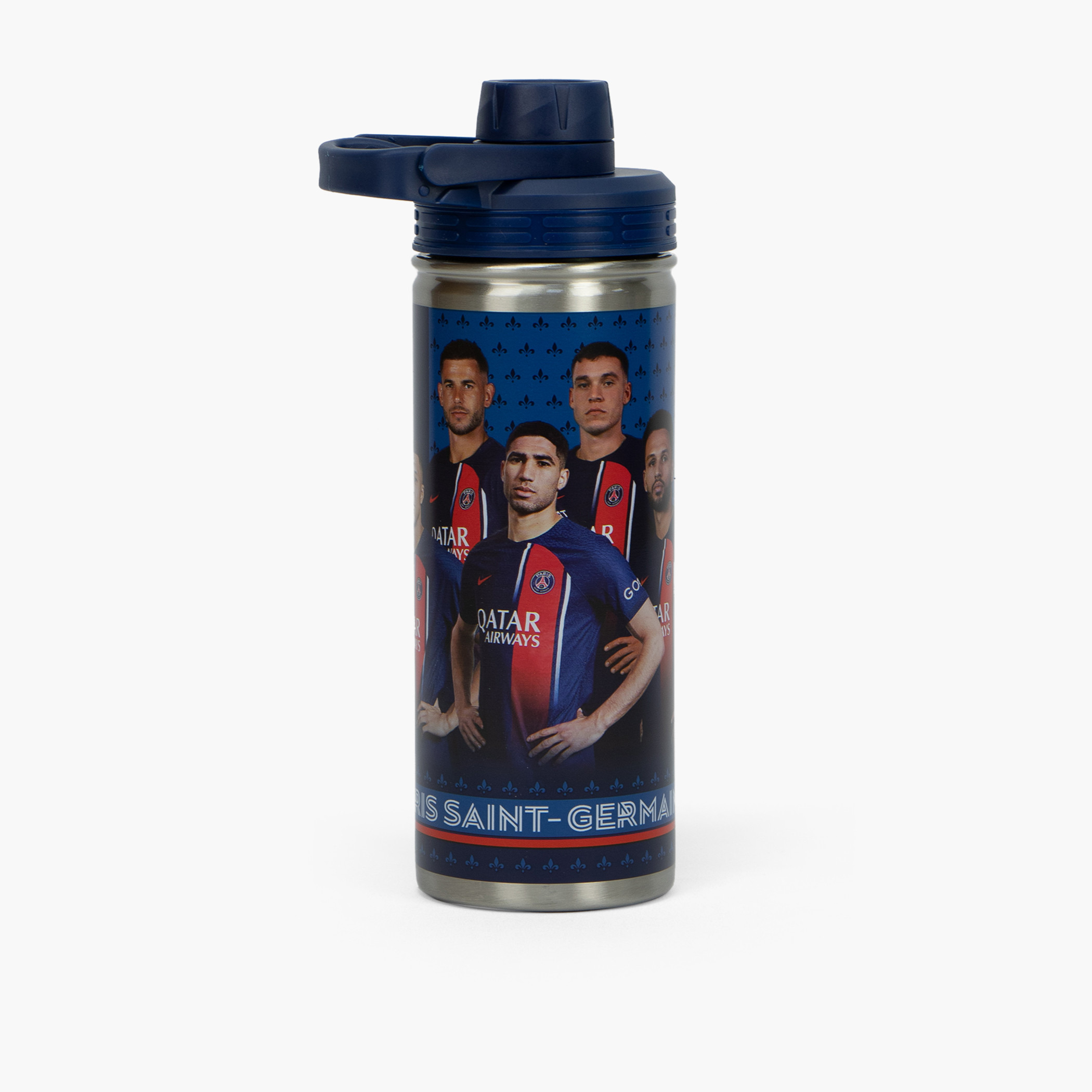 PSG Paris Saint Print Stainless Steel Water Bottle - 620 ml-school-waterbottles-image-2