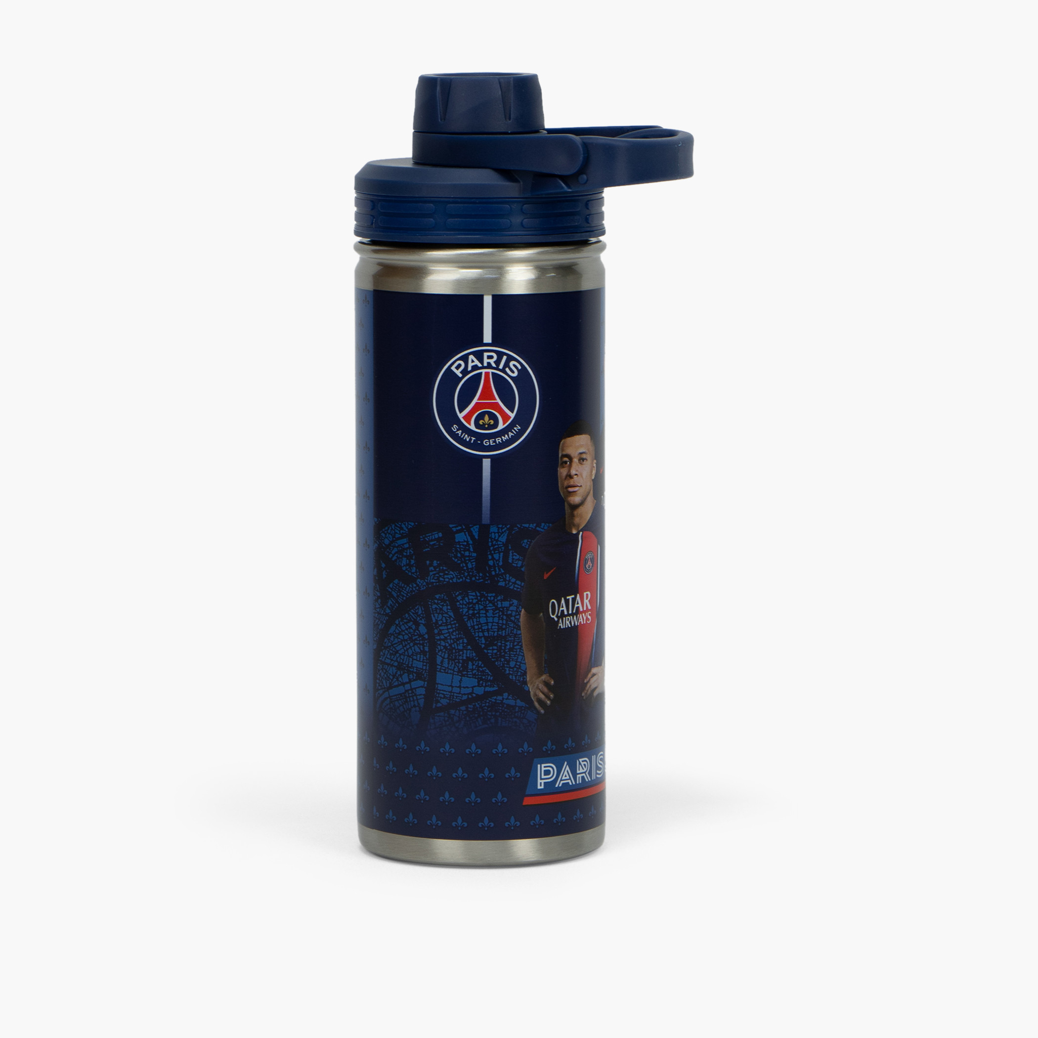 PSG Paris Saint Print Stainless Steel Water Bottle - 620 ml-school-waterbottles-image-4