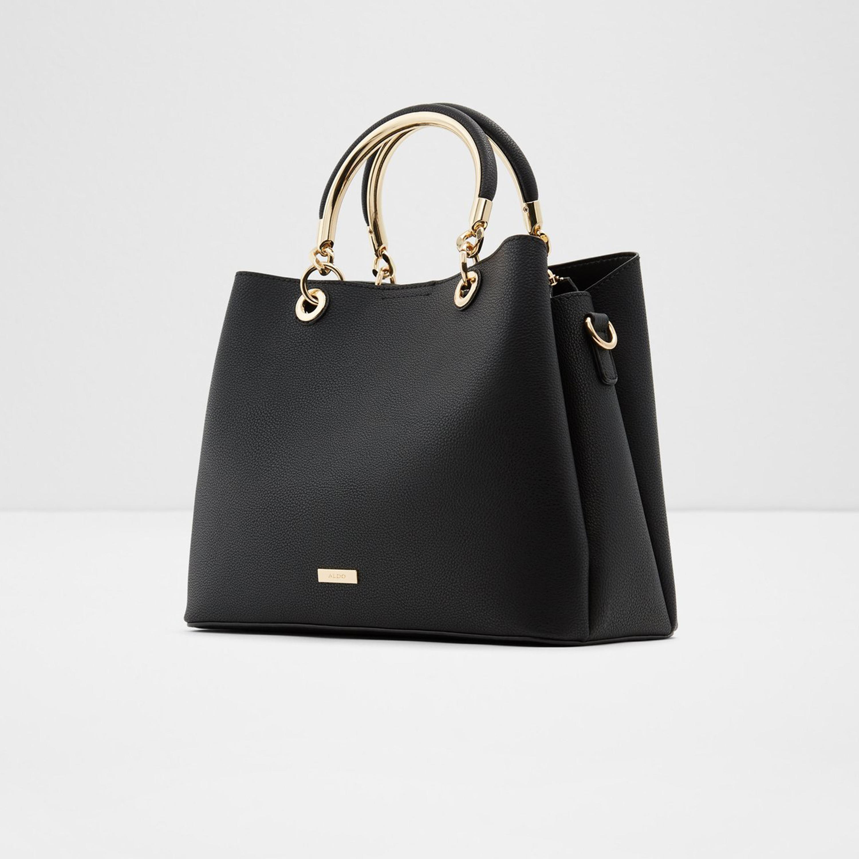 Aldo Surgoine Textured Double Handle Tote Bag with Magnetic Closure and Detachable Strap-women-bagsandwallets-handbags-image-2
