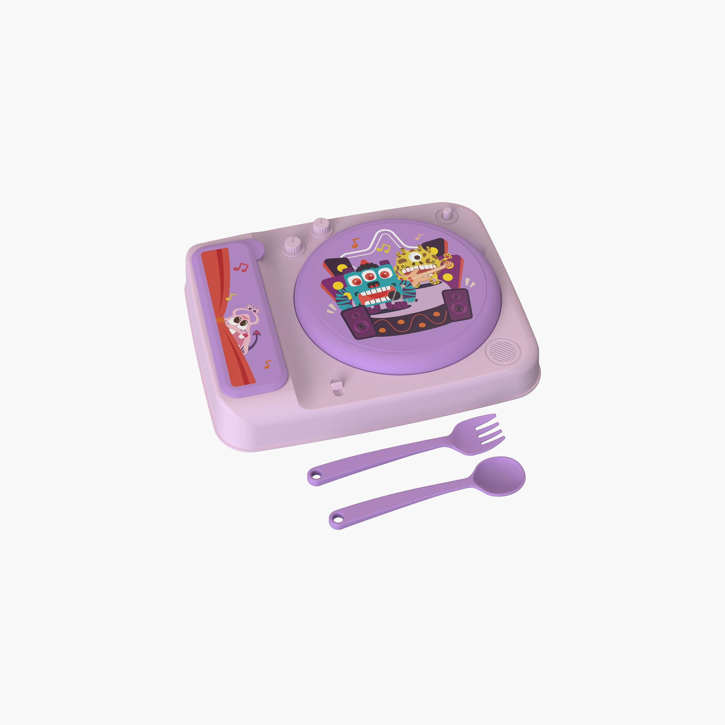 طبق طعام منفصل من لوكو - بطبعة غراموفون-baby-feeding-mealtimeessentials-image-1