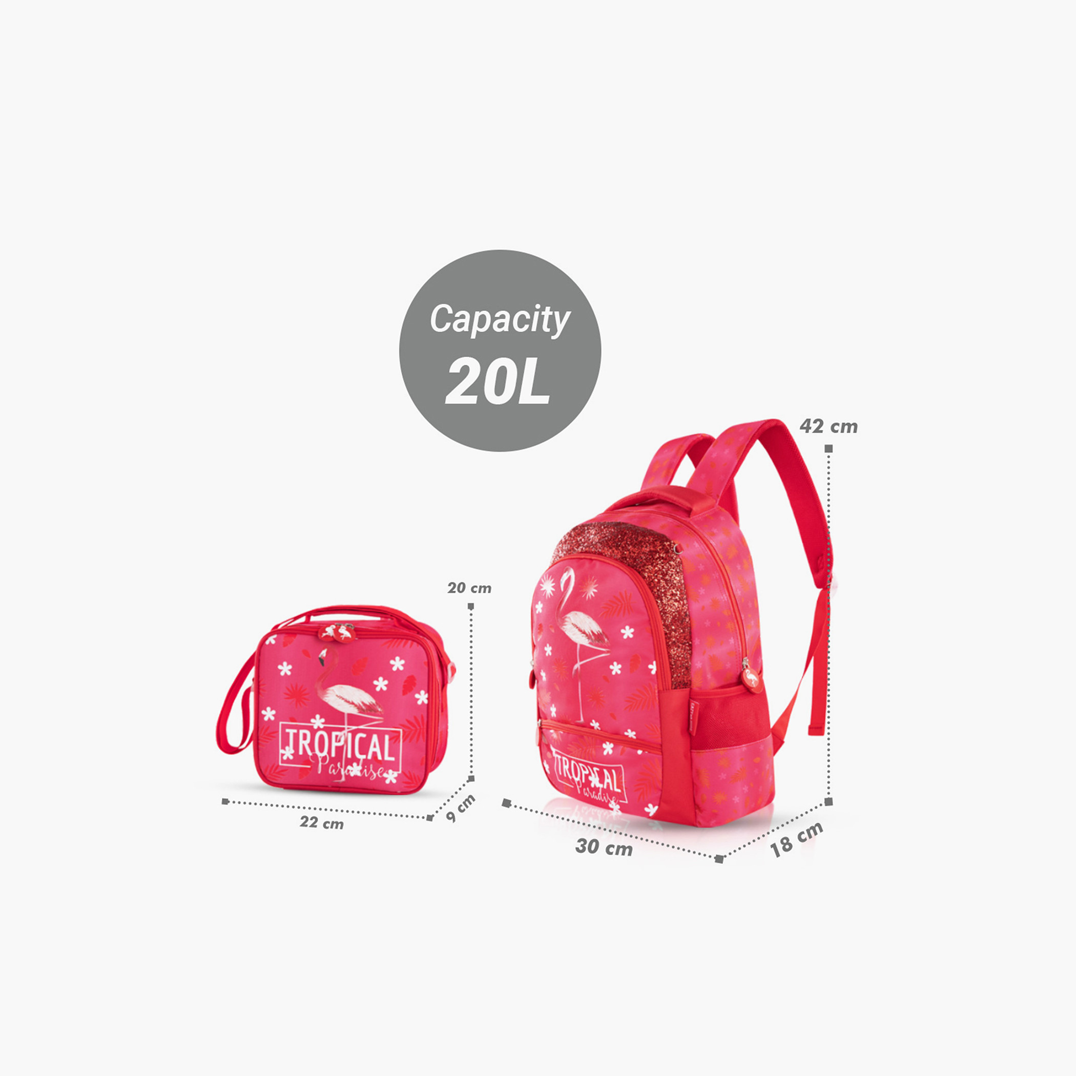 Eazy Kids Printed 17-inch Backpack with Lunch Bag and Pencil Pouch-school-bagsandbackpacks-sets-image-2