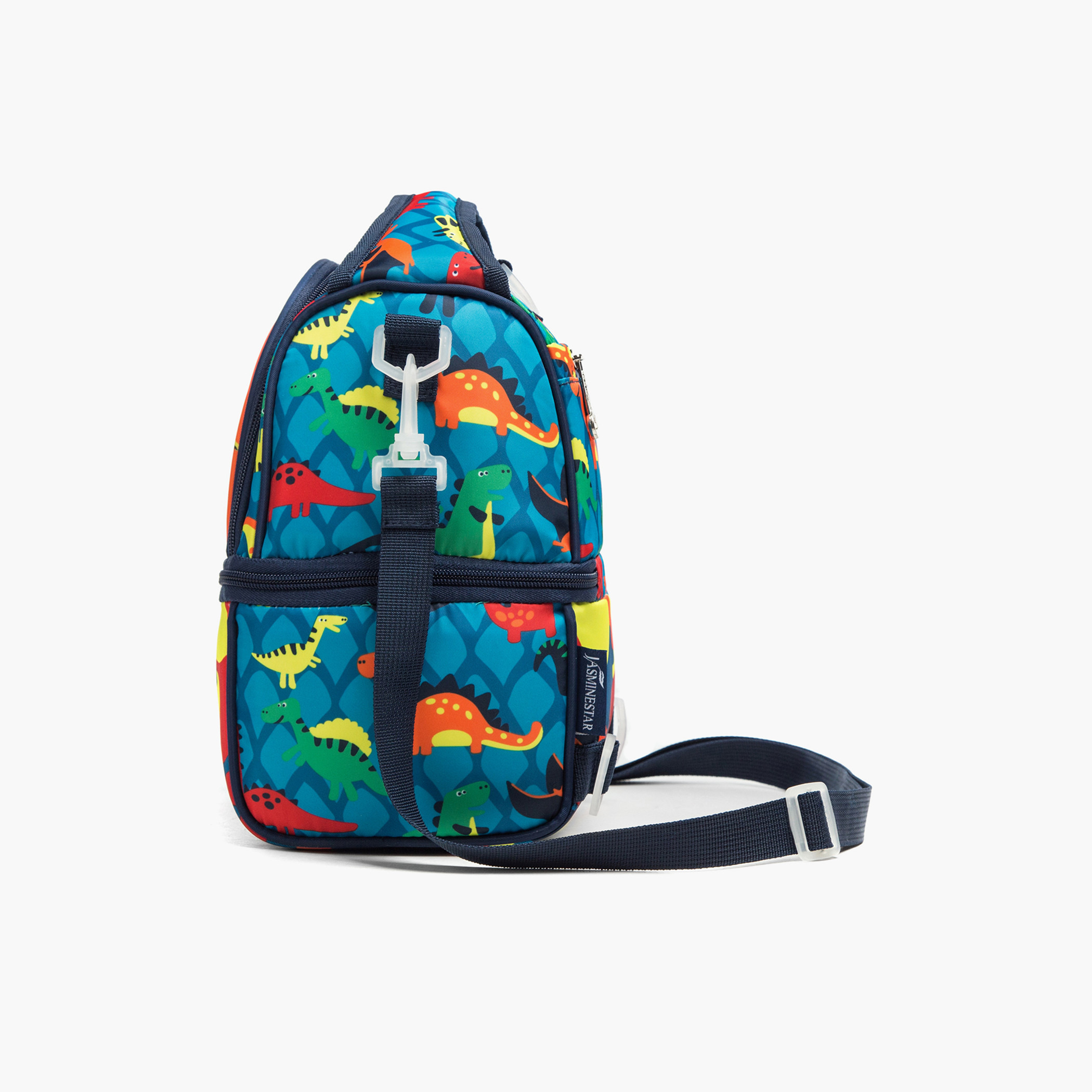 Eazy Kids Dinosaur Print Lunch Bag with Zip Closure-school-lunchessentials-lunchbags-image-4