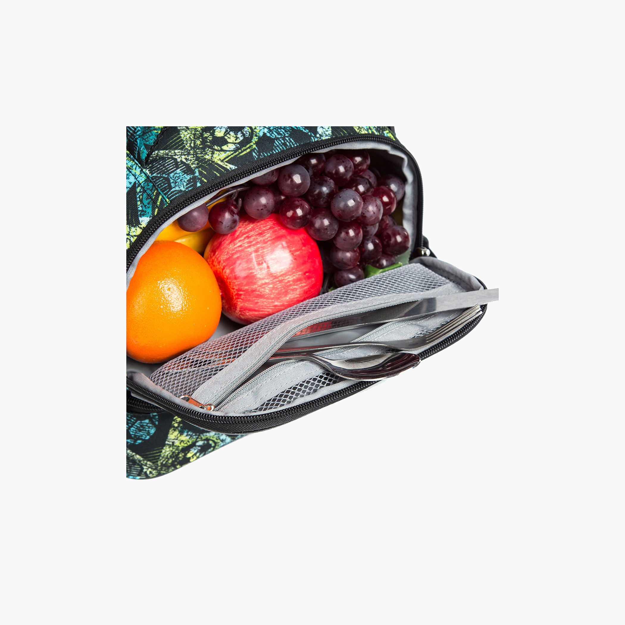 Eazy Kids Football Print Lunch Bag with Zip Closure-school-lunchessentials-lunchbags-image-10