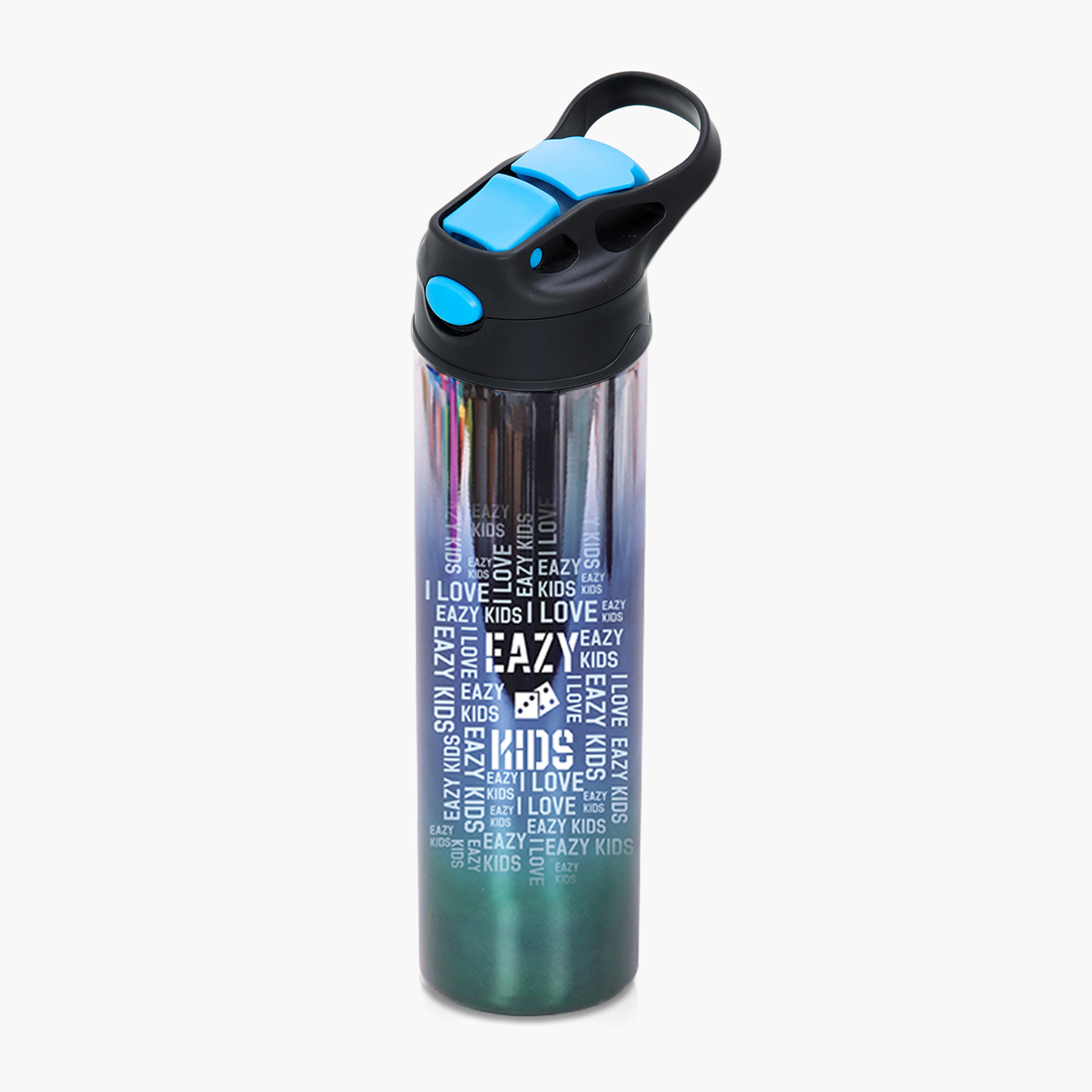 Eazy Kids Typographic Print Double Wall Stainless Steel Water Bottle - 520 ml-school-waterbottles-image-1